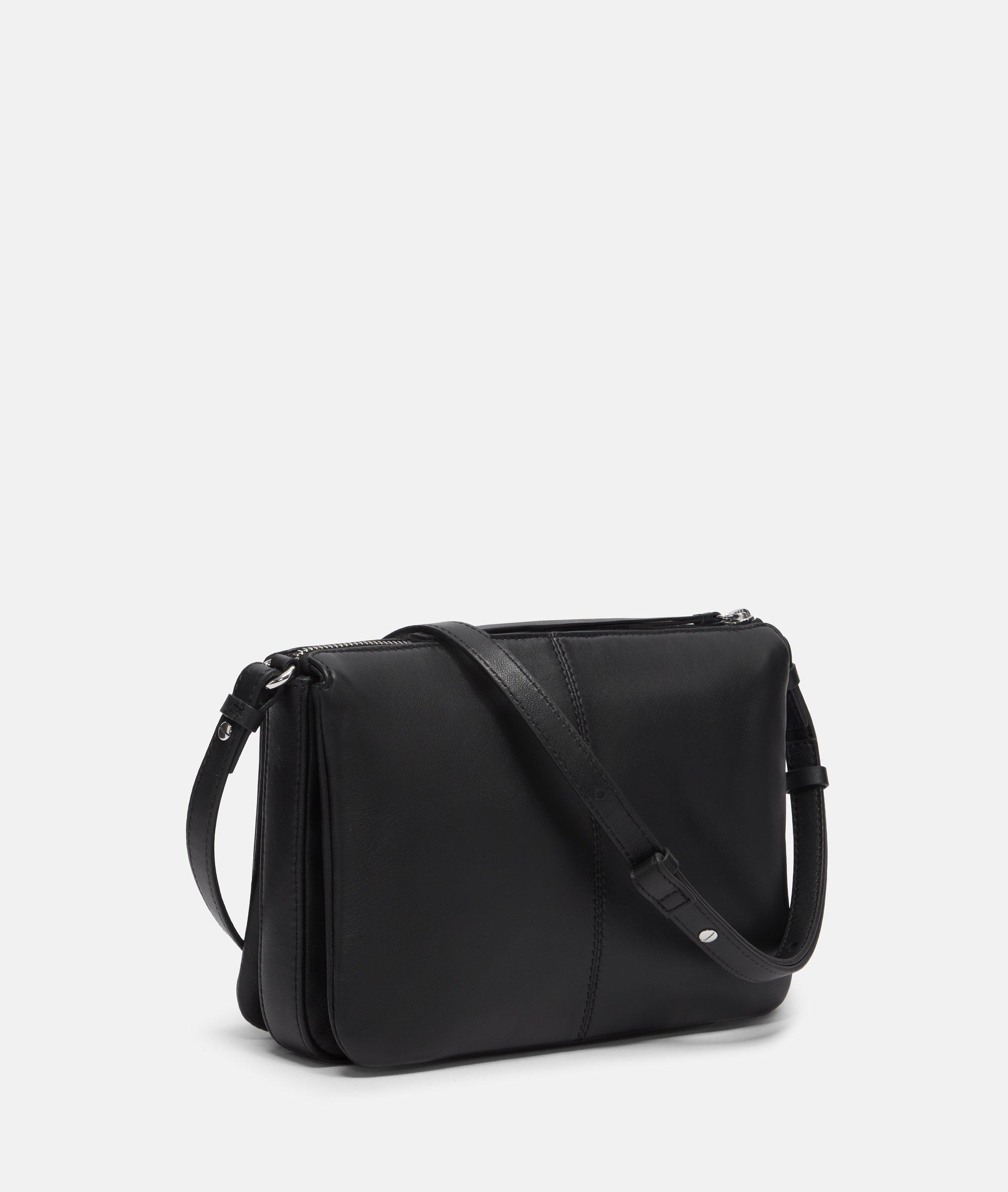 Nina Crossbody M in schwarz, grün, blau & beige