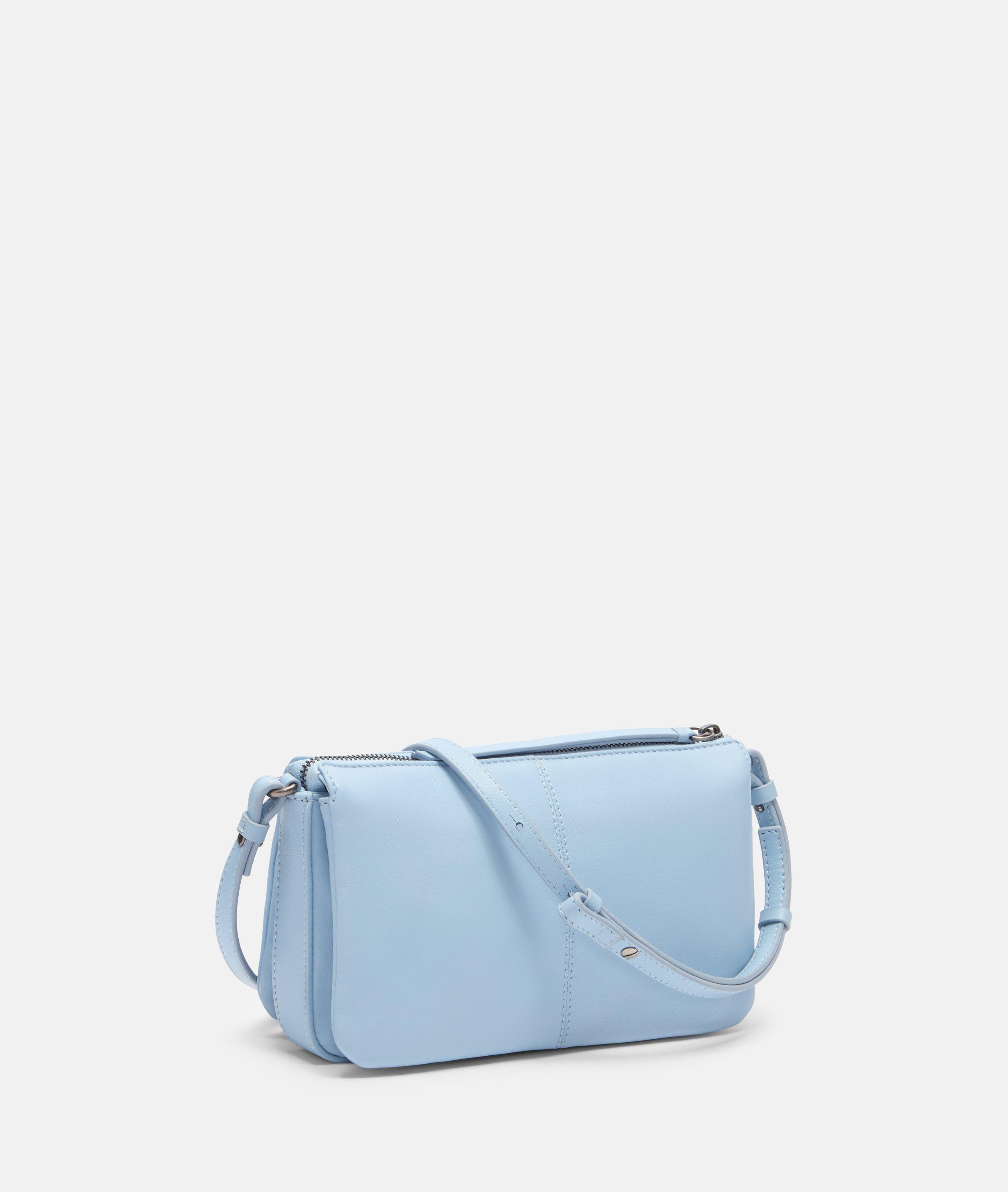 Nina Crossbody S in blau, creme, grün & schwarz