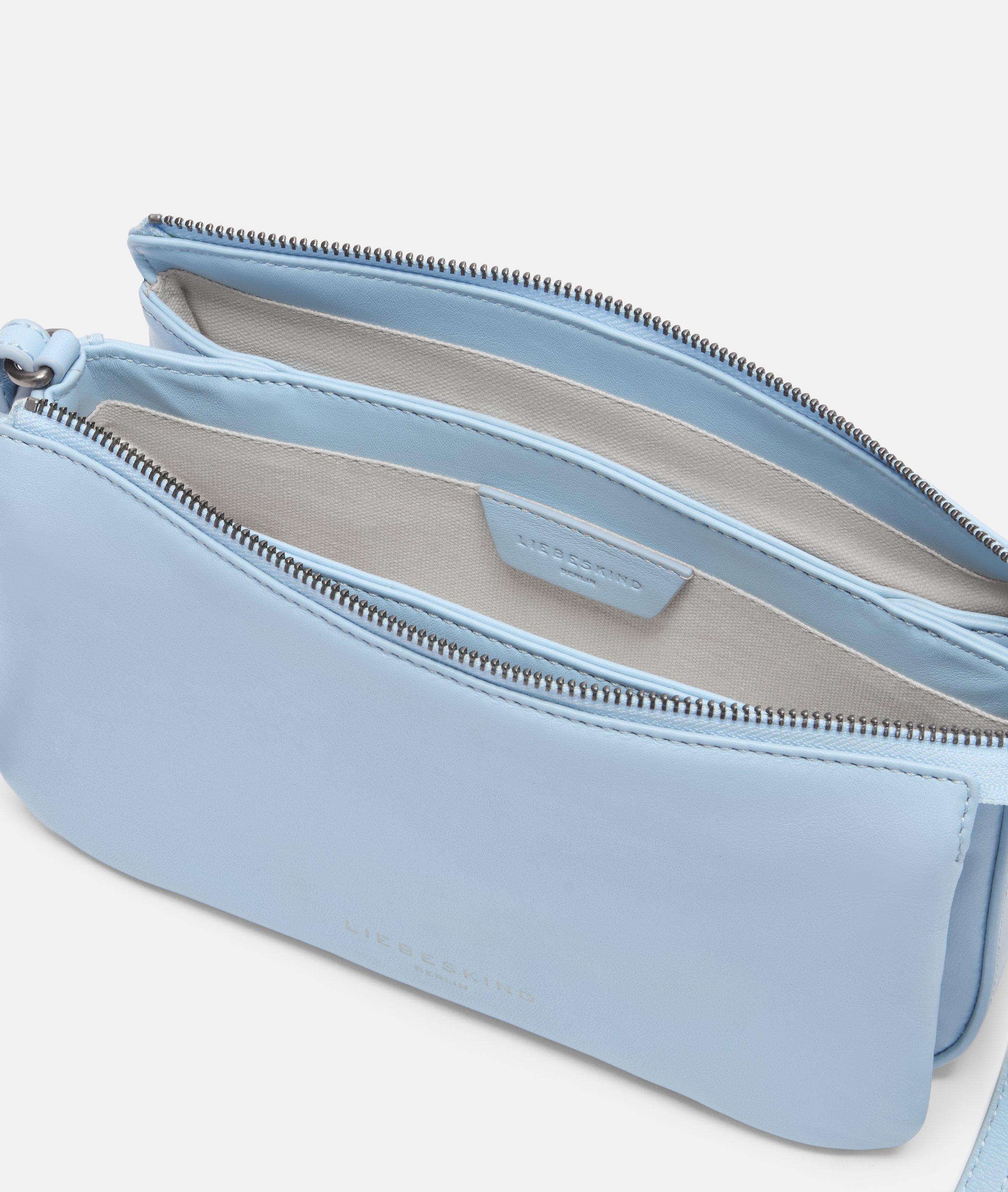 Nina Crossbody S in blau, creme, grün & schwarz