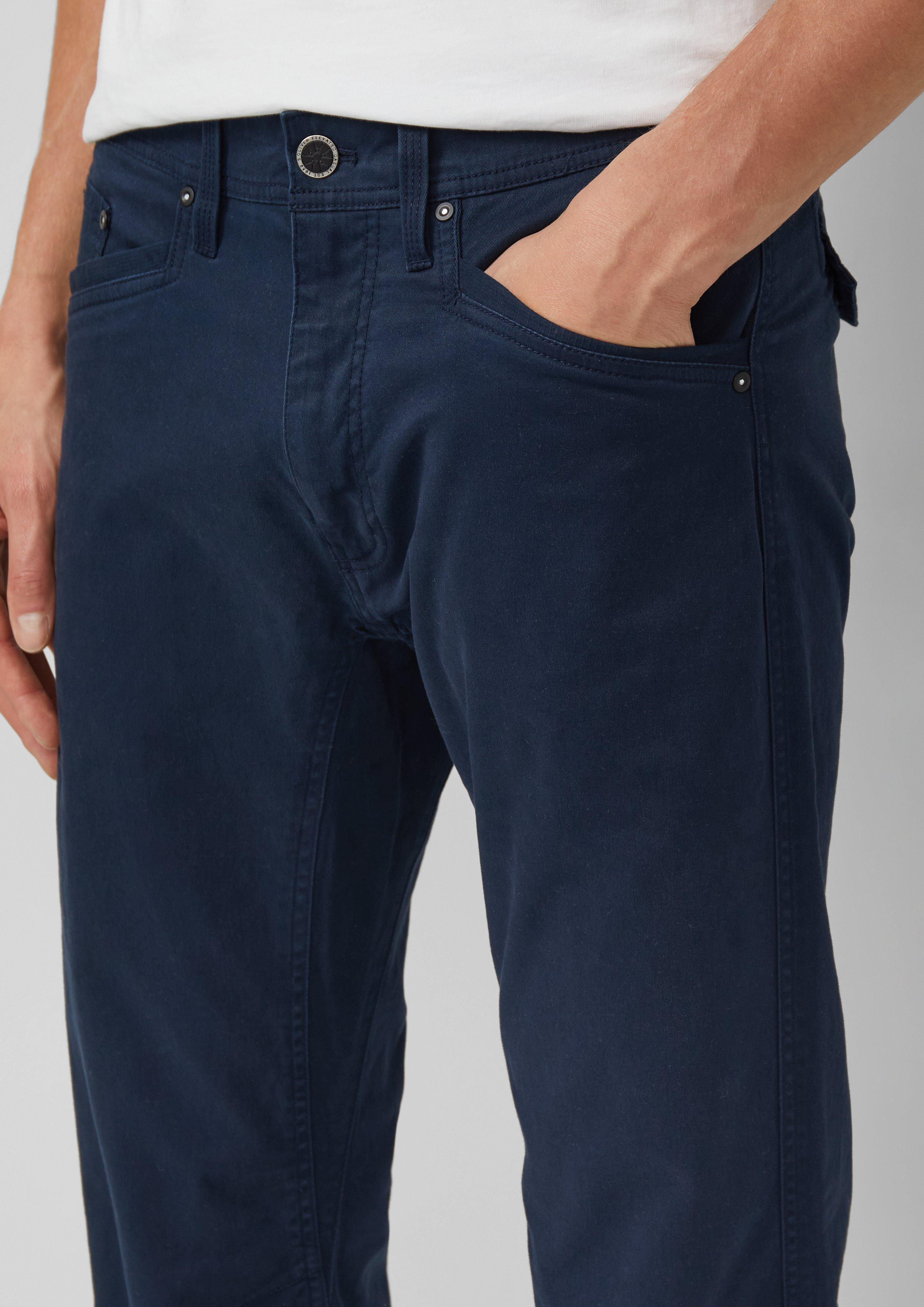 Regular Fit: Chinohose aus Baumwollstretch