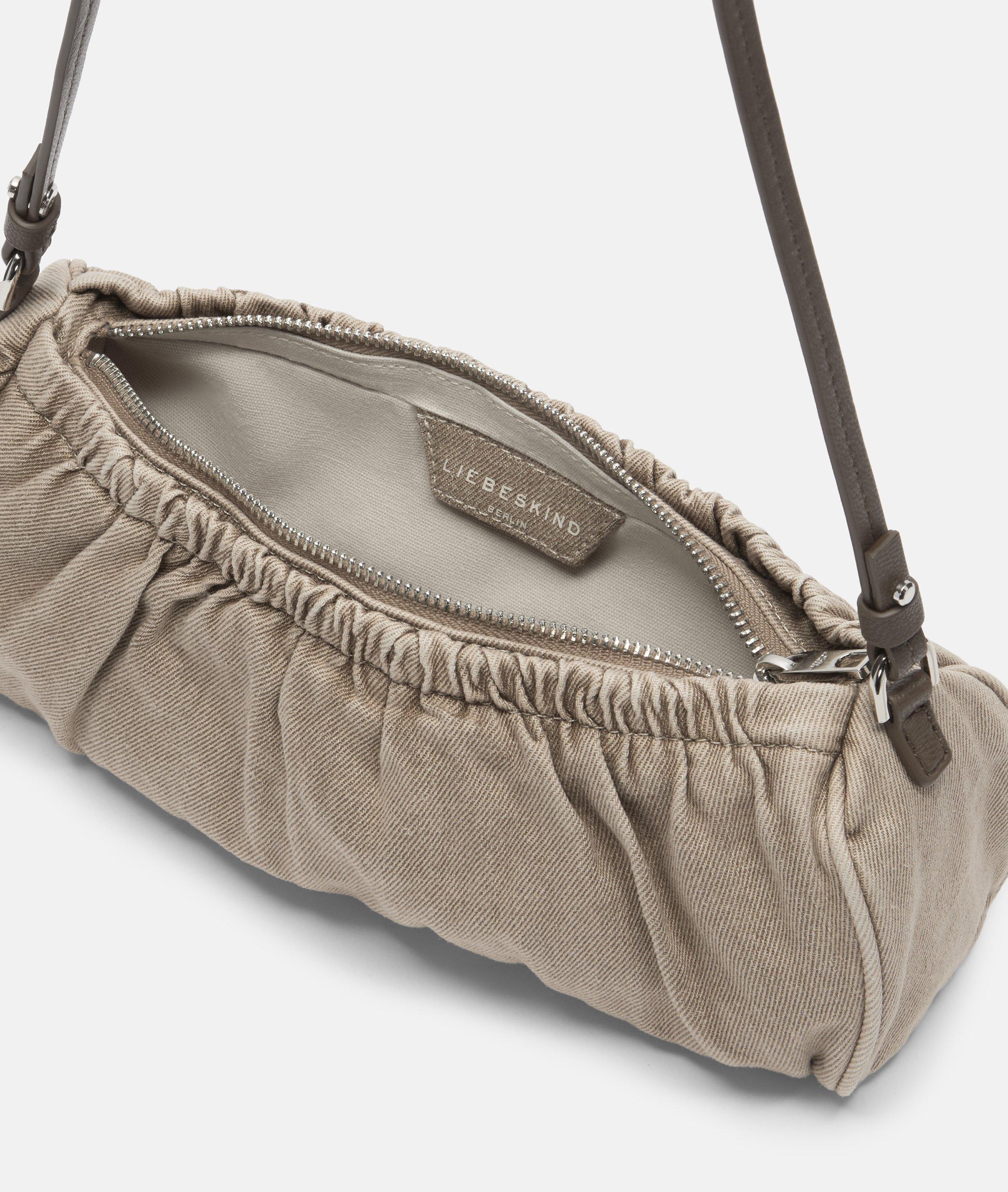 Denim Cloud II Hobo XS in beige & schwarz