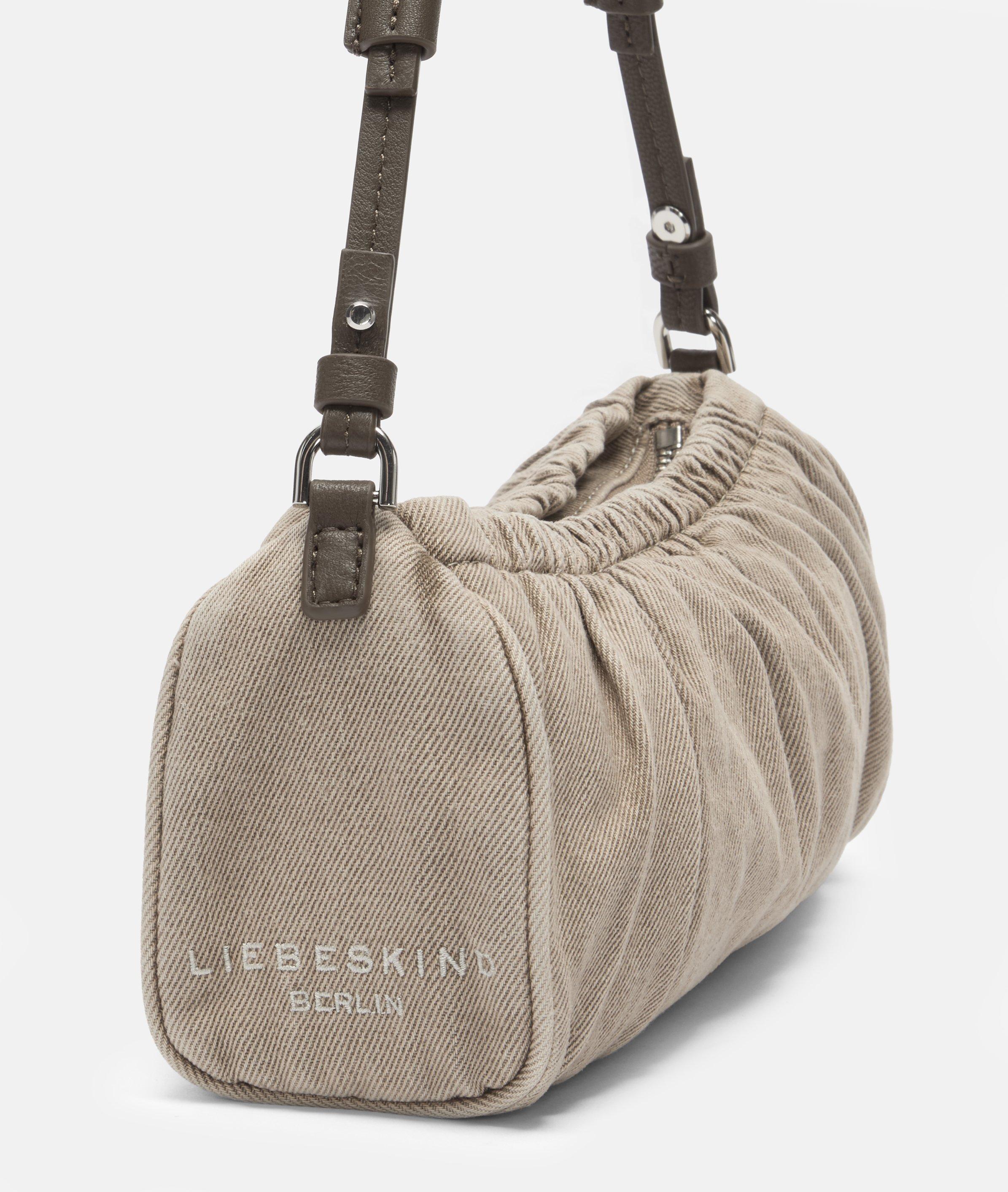 Denim Cloud II Hobo XS in beige & schwarz