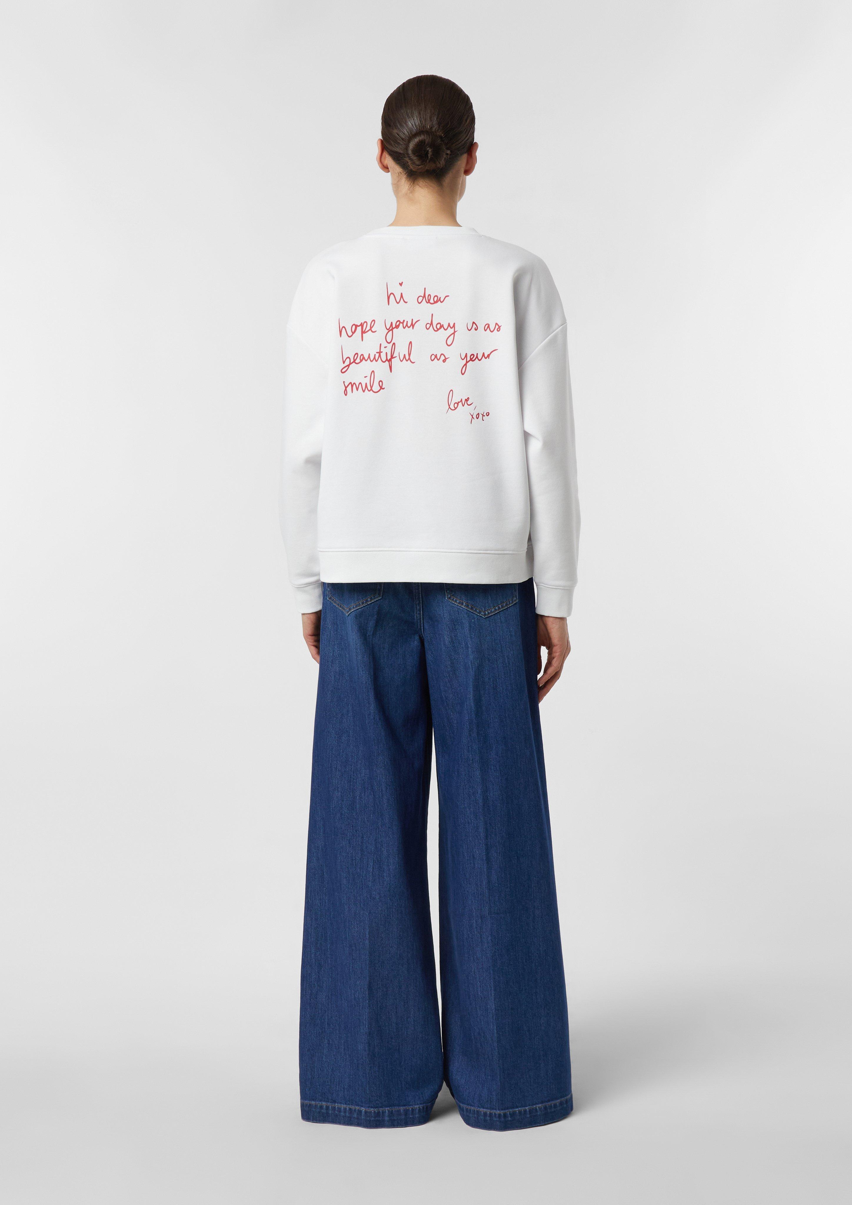 Sweat-shirt en 01L0 & 32L0