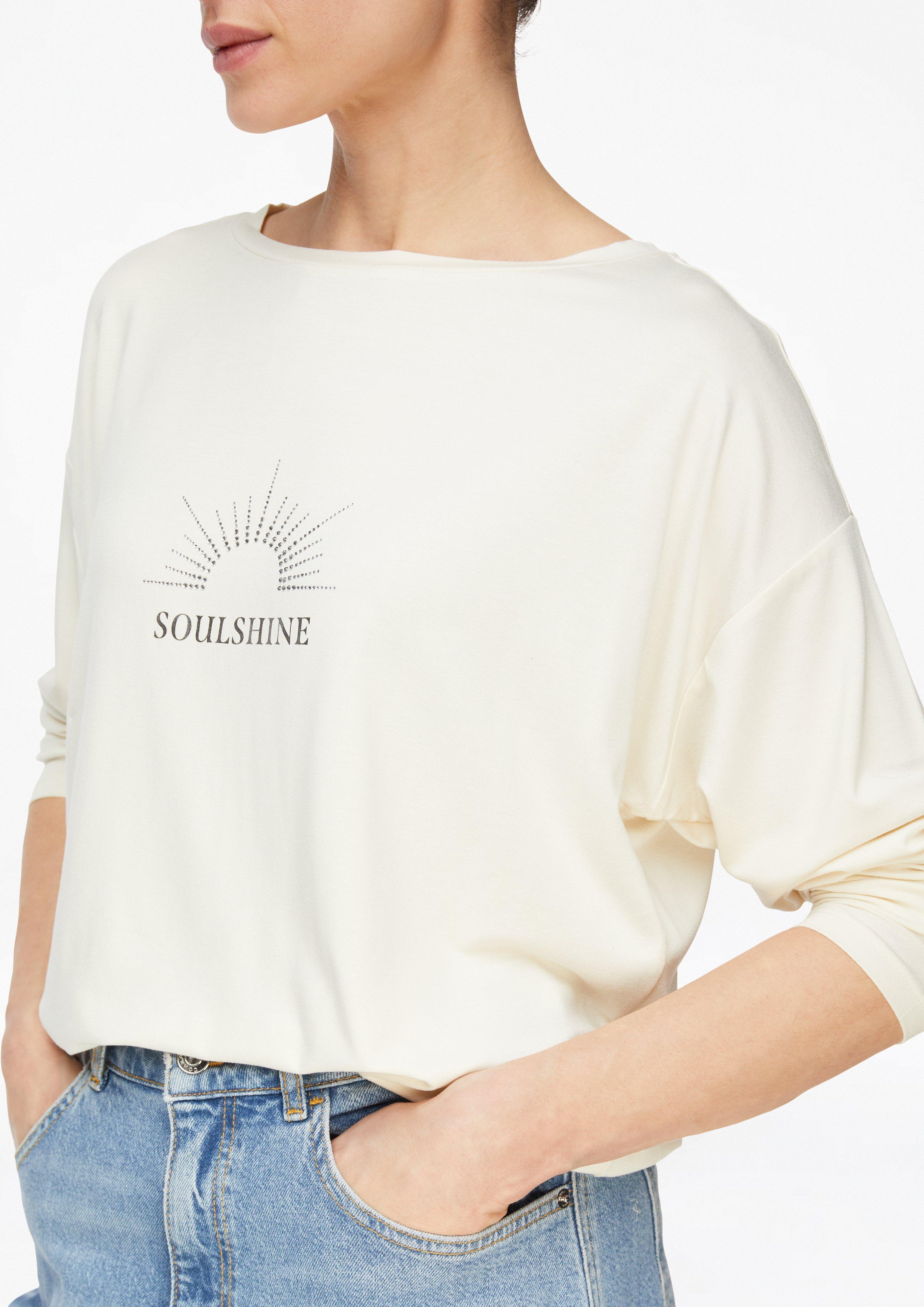 Viskosemixshirt im Relaxed Fit