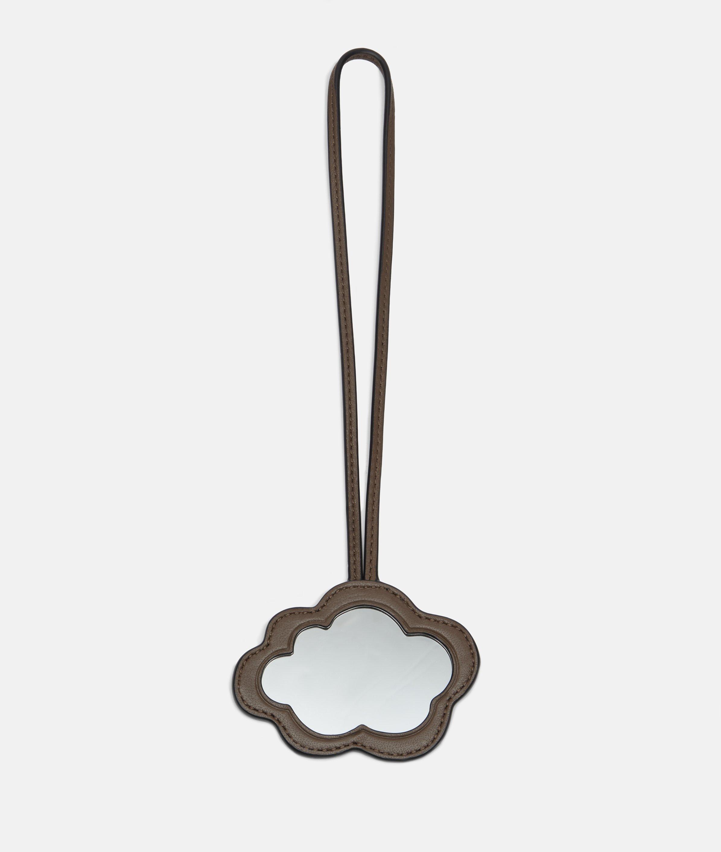 Cloud Mirror Pendant in braun, grün & schwarz
