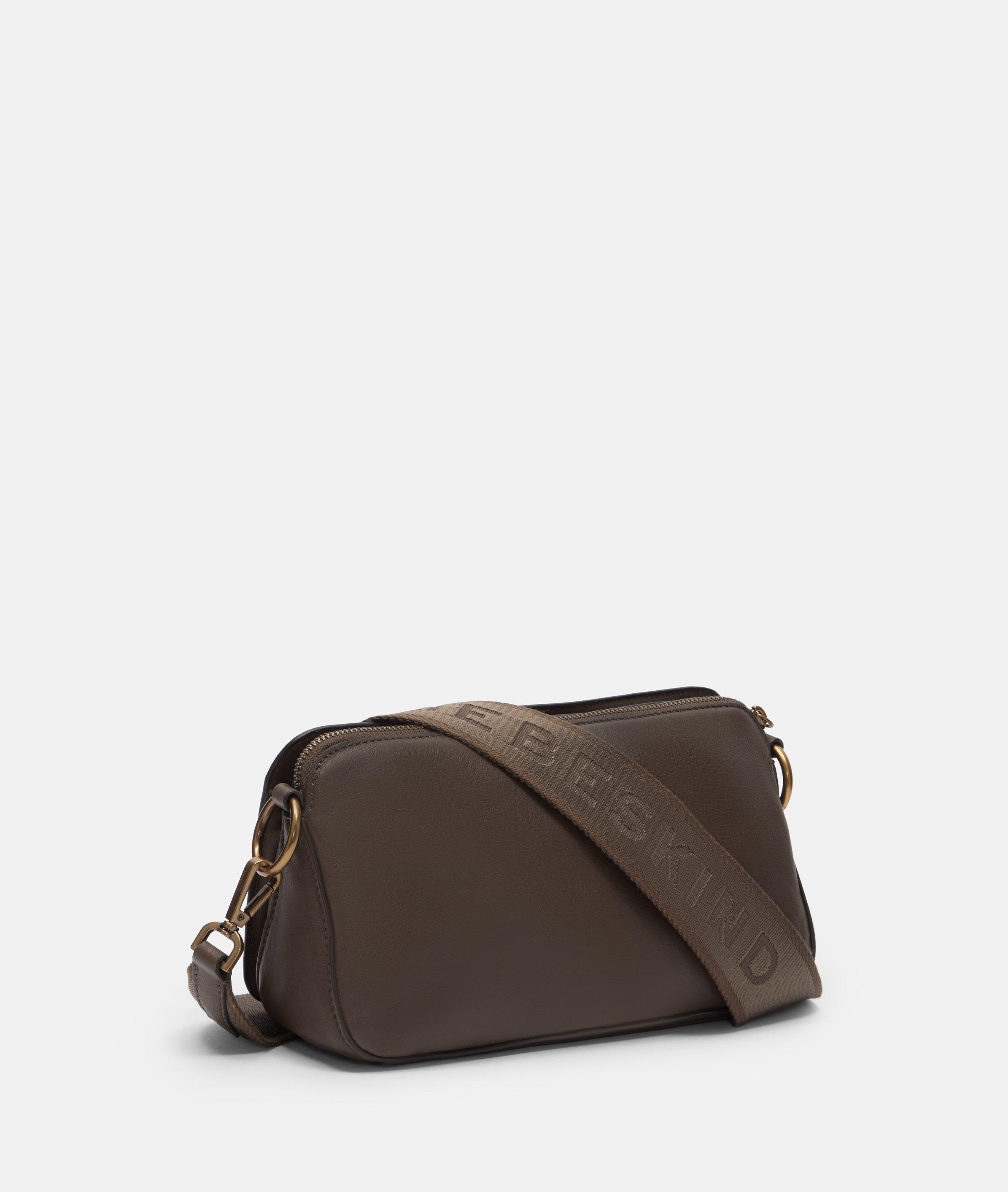 Clarice Crossbody M in braun & blau