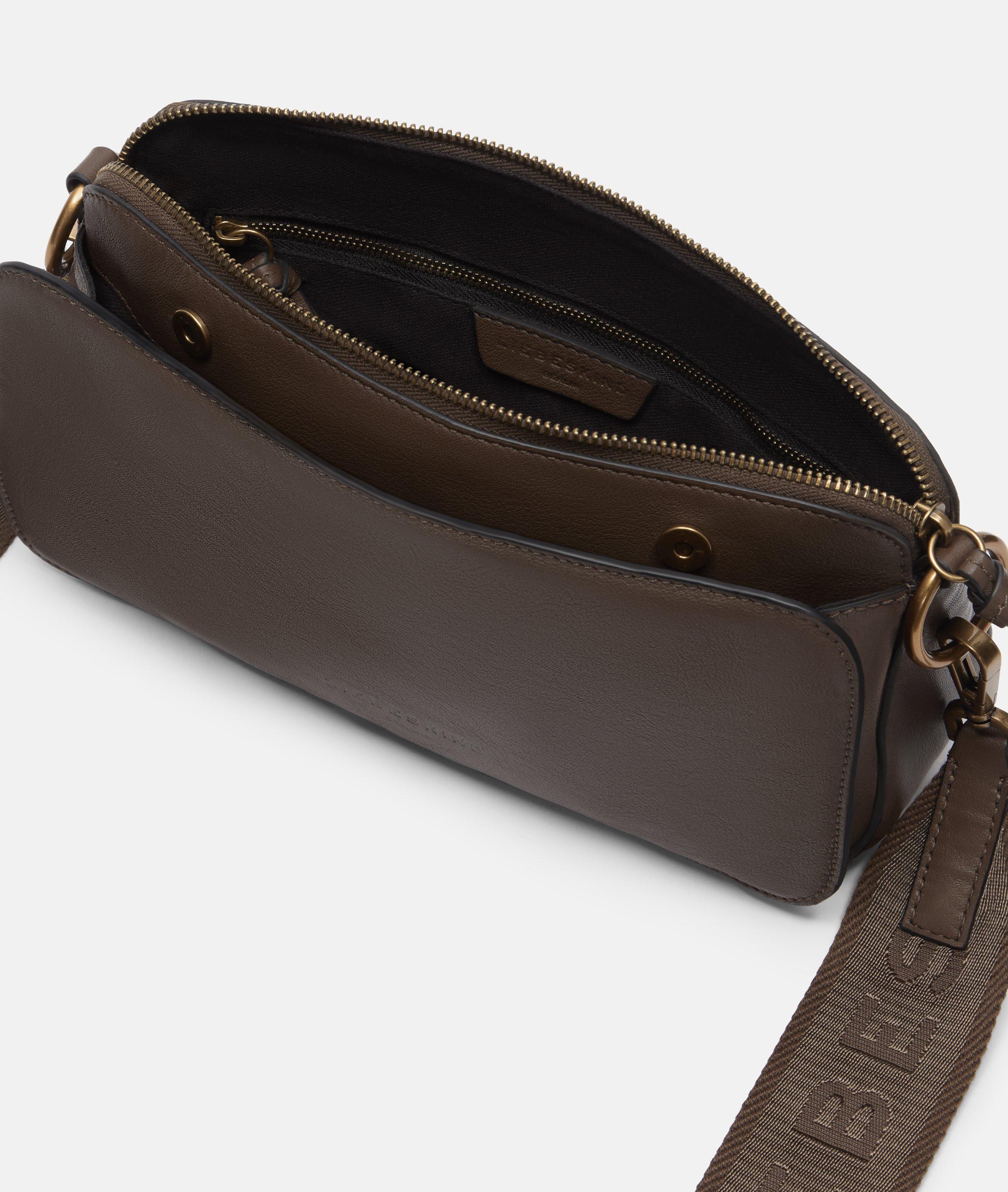 Clarice Crossbody M in braun & blau