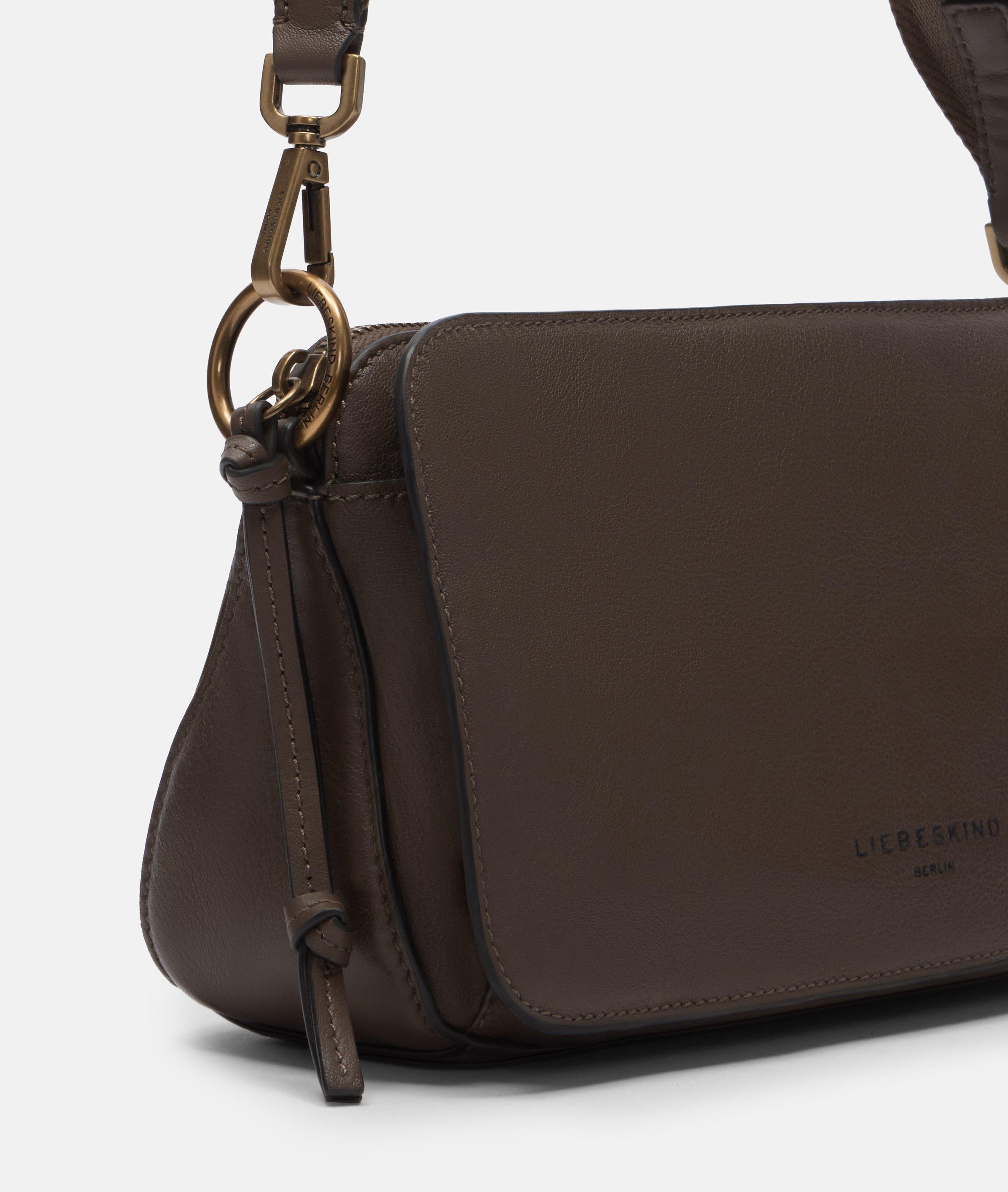 Clarice Crossbody M in braun & blau