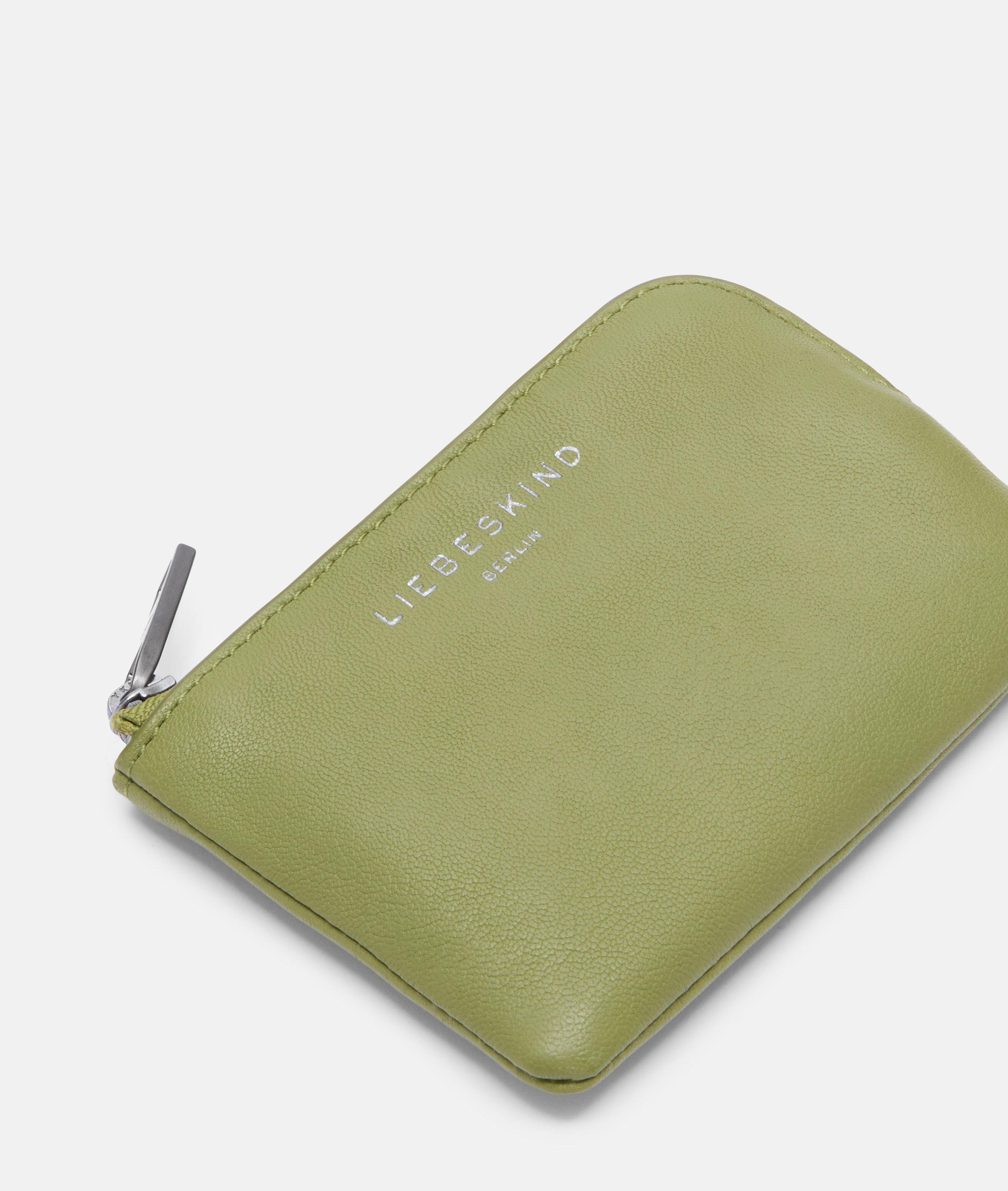 Lena Geldbörse XS in grün, beige & blau