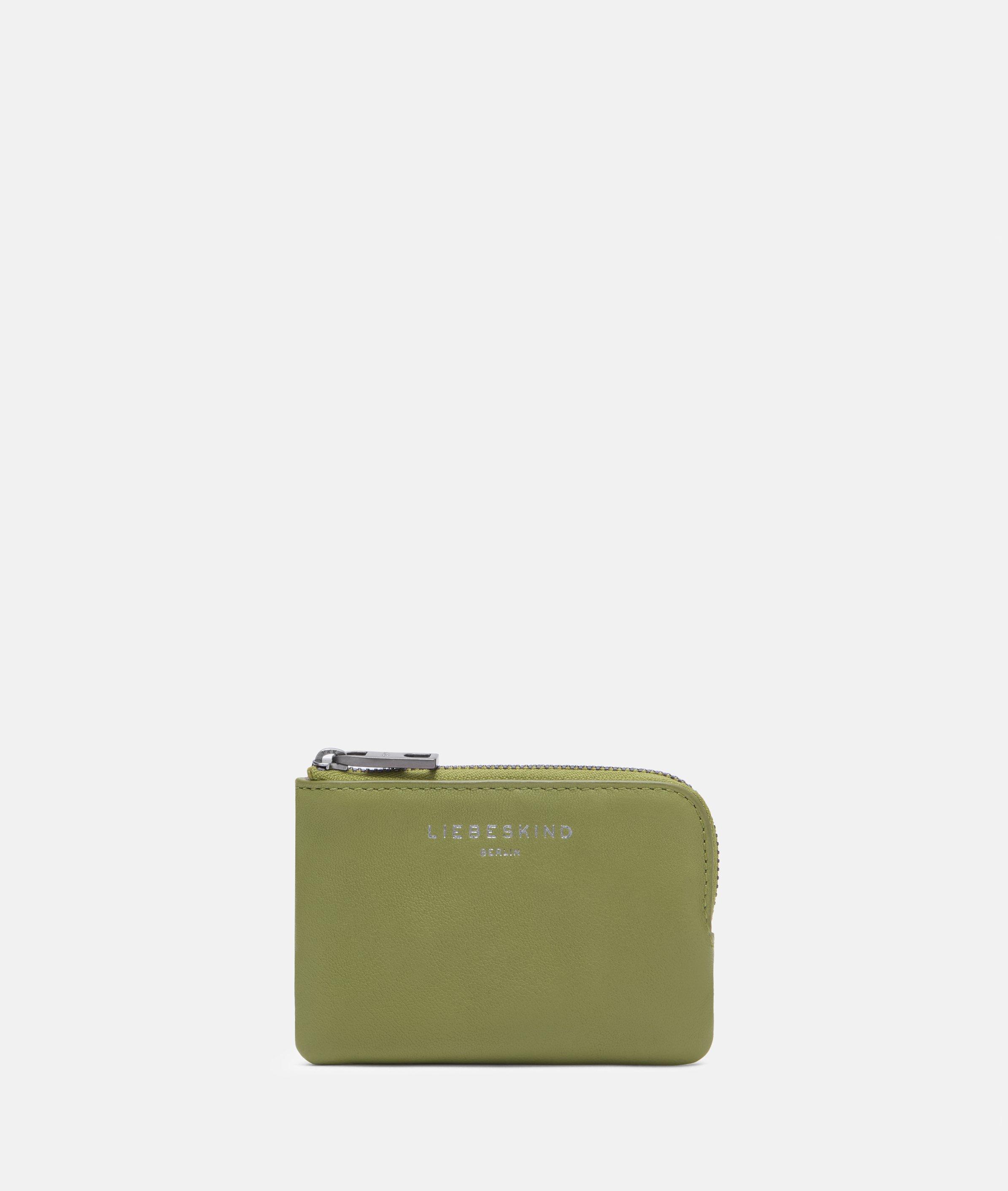 Lena Geldbörse XS in grün, beige & blau