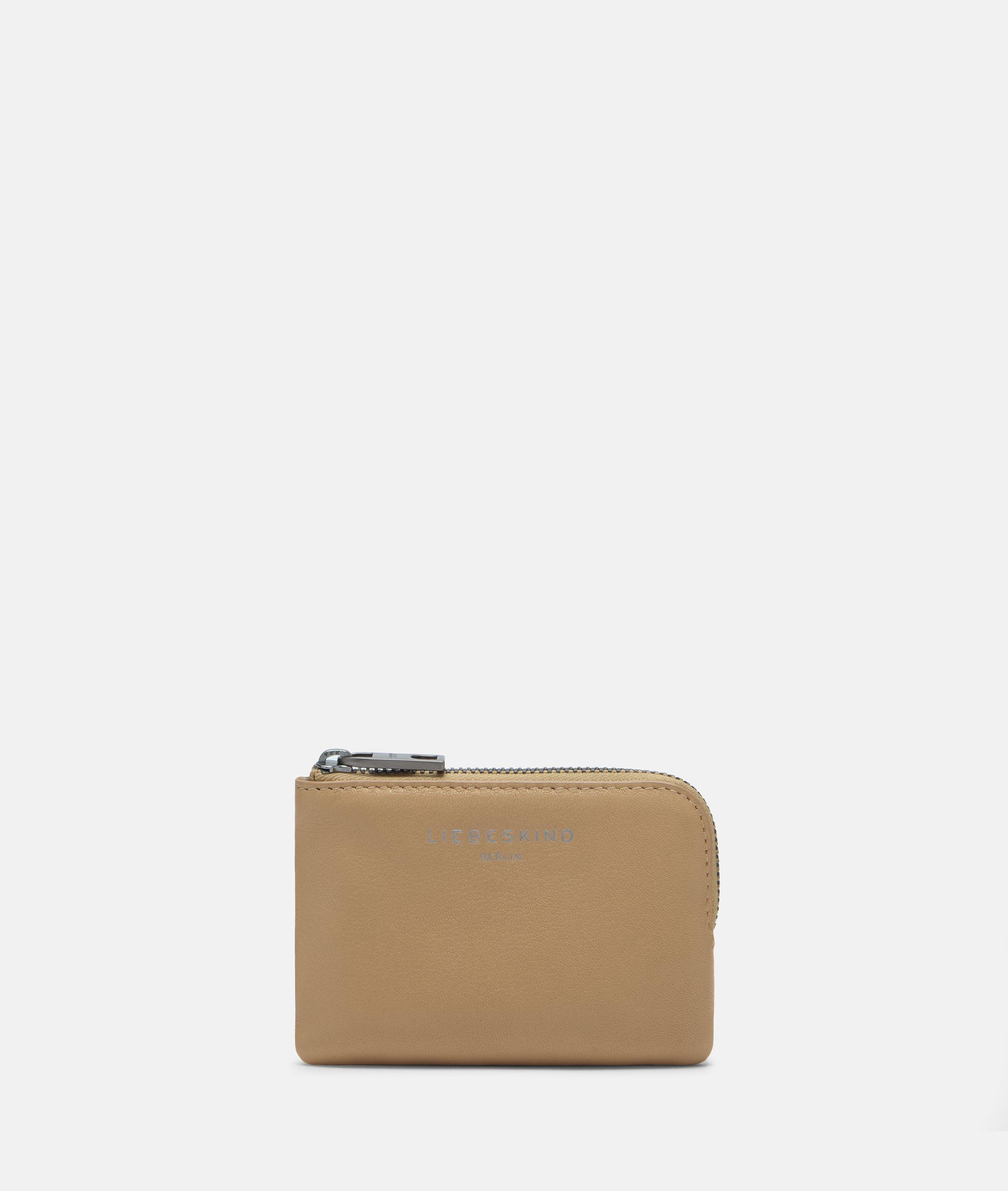 Lena Geldbörse XS in braun, beige, braun, blau, grün & schwarz