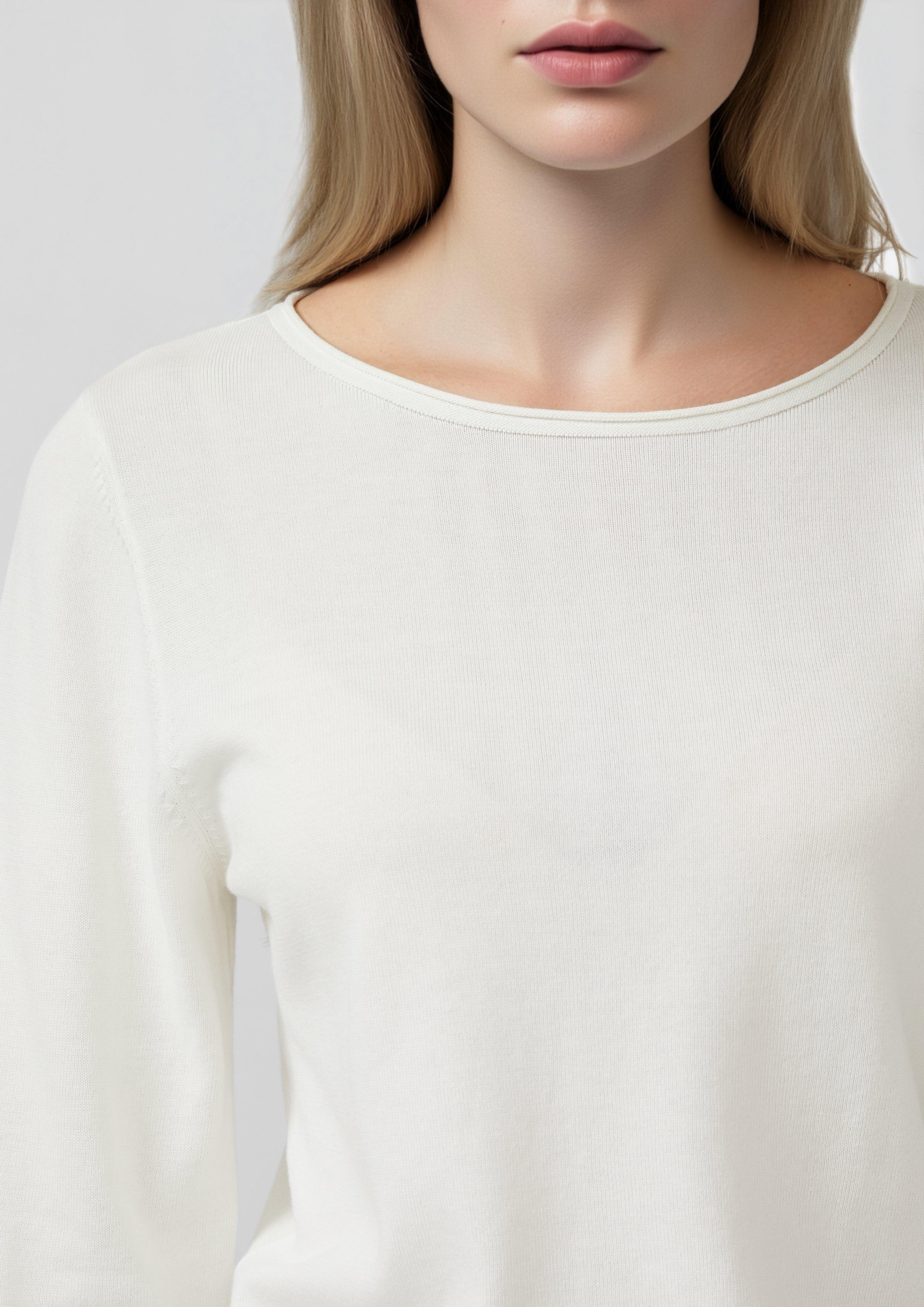 Thumbnail - Feinstrickpullover mit Rollkanten