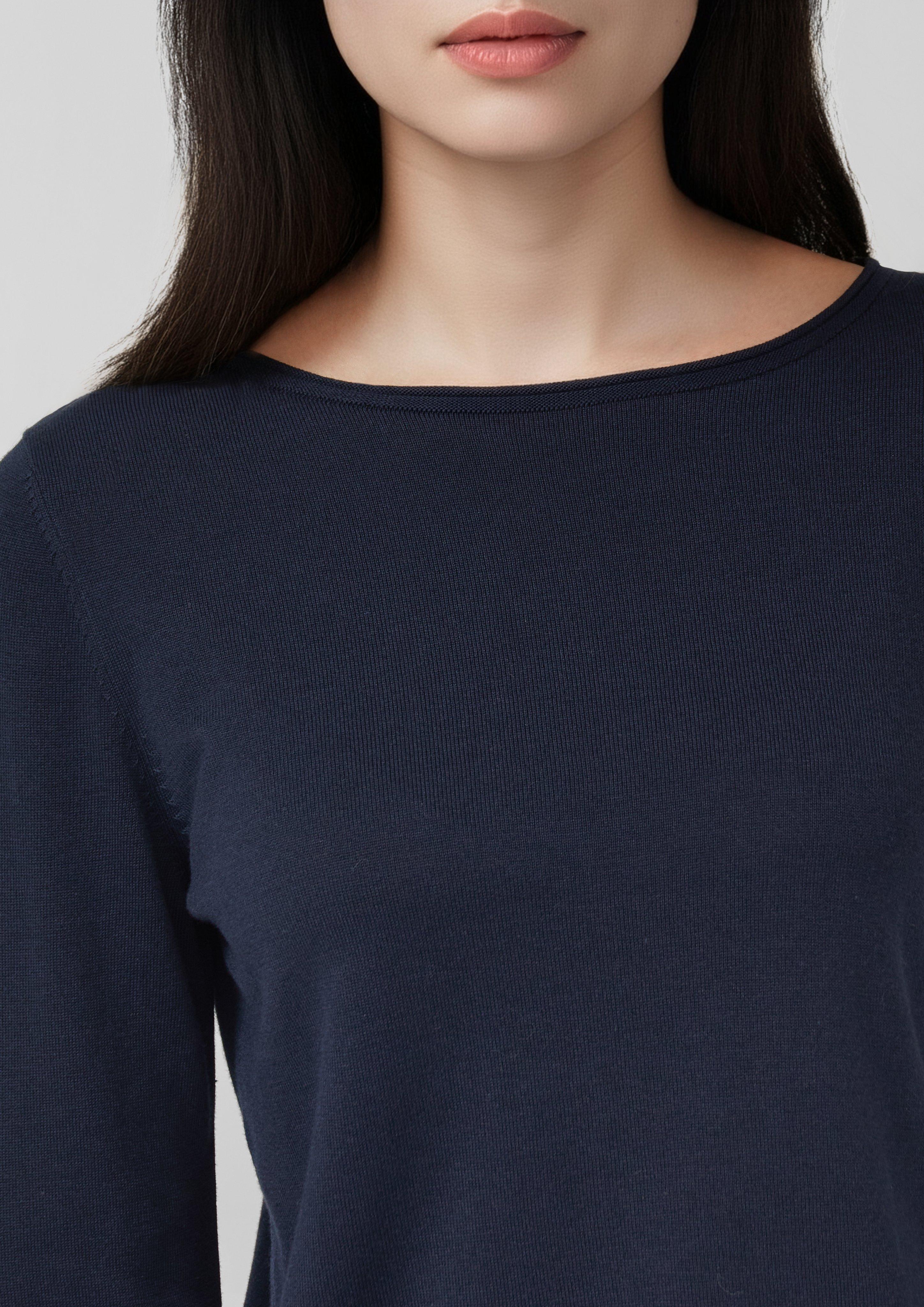 Thumbnail - Feinstrickpullover mit Rollkanten