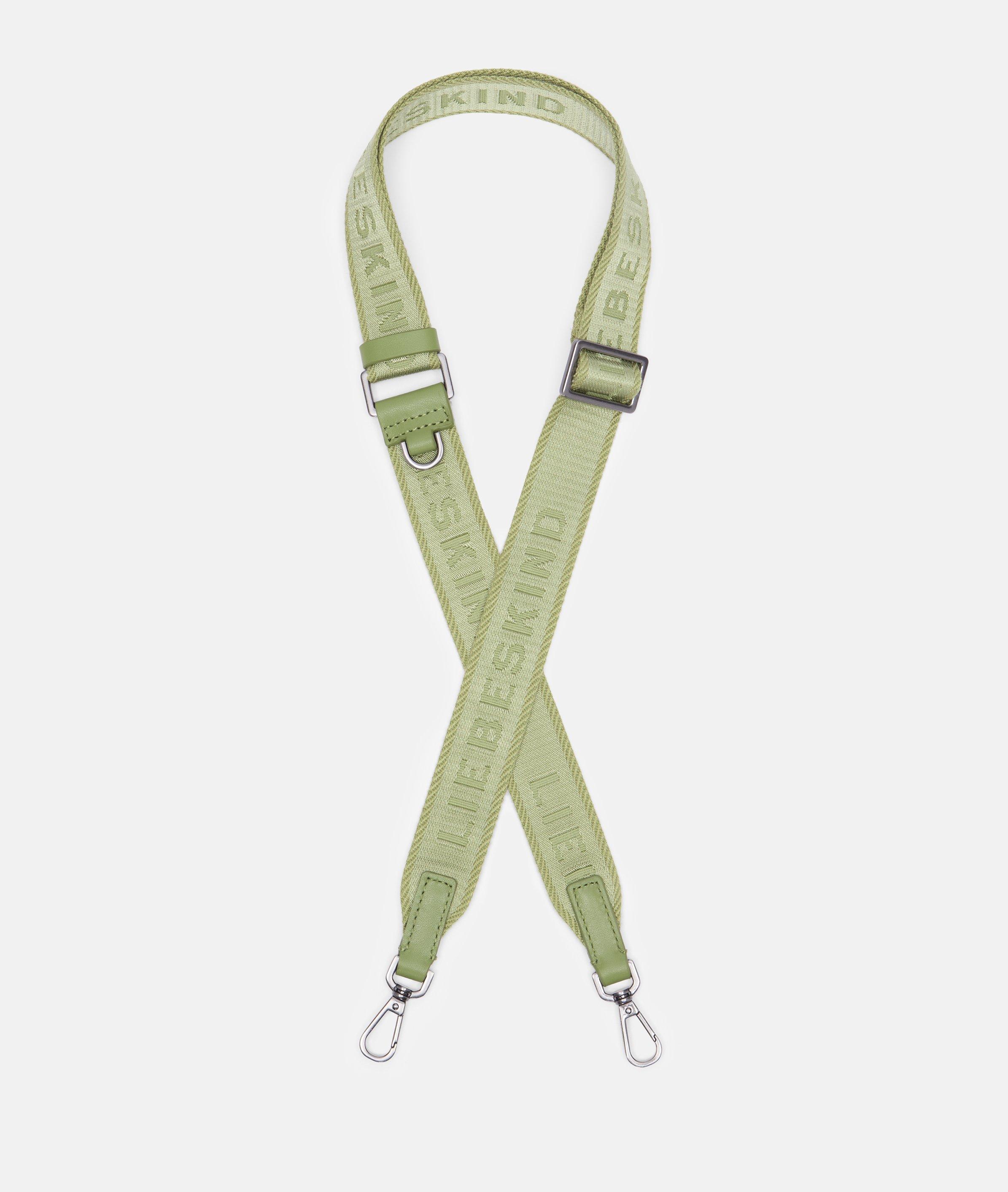 Schultergurt mit Logo in grün & blau