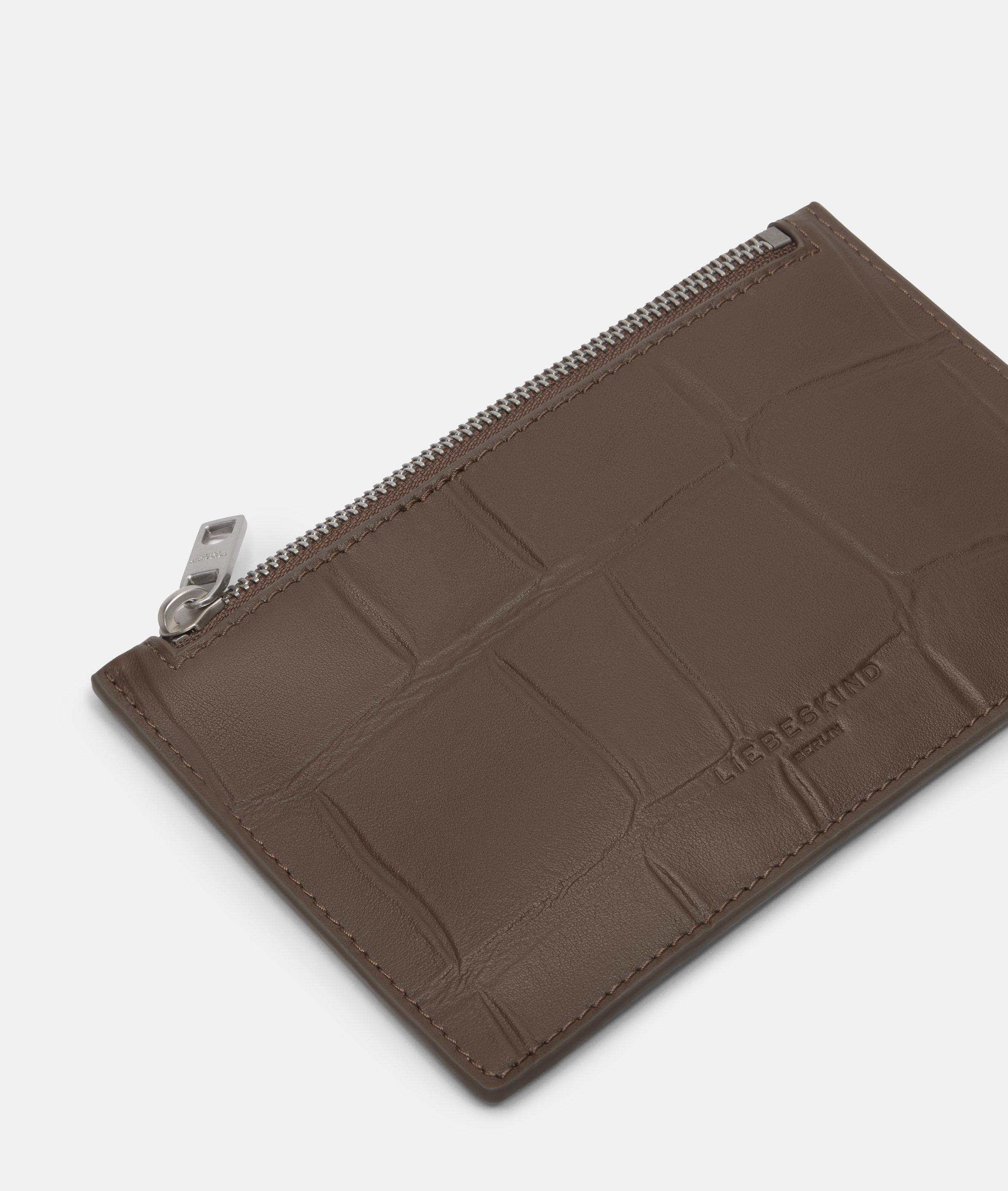 Kiwi Pouch in brown, cream & black