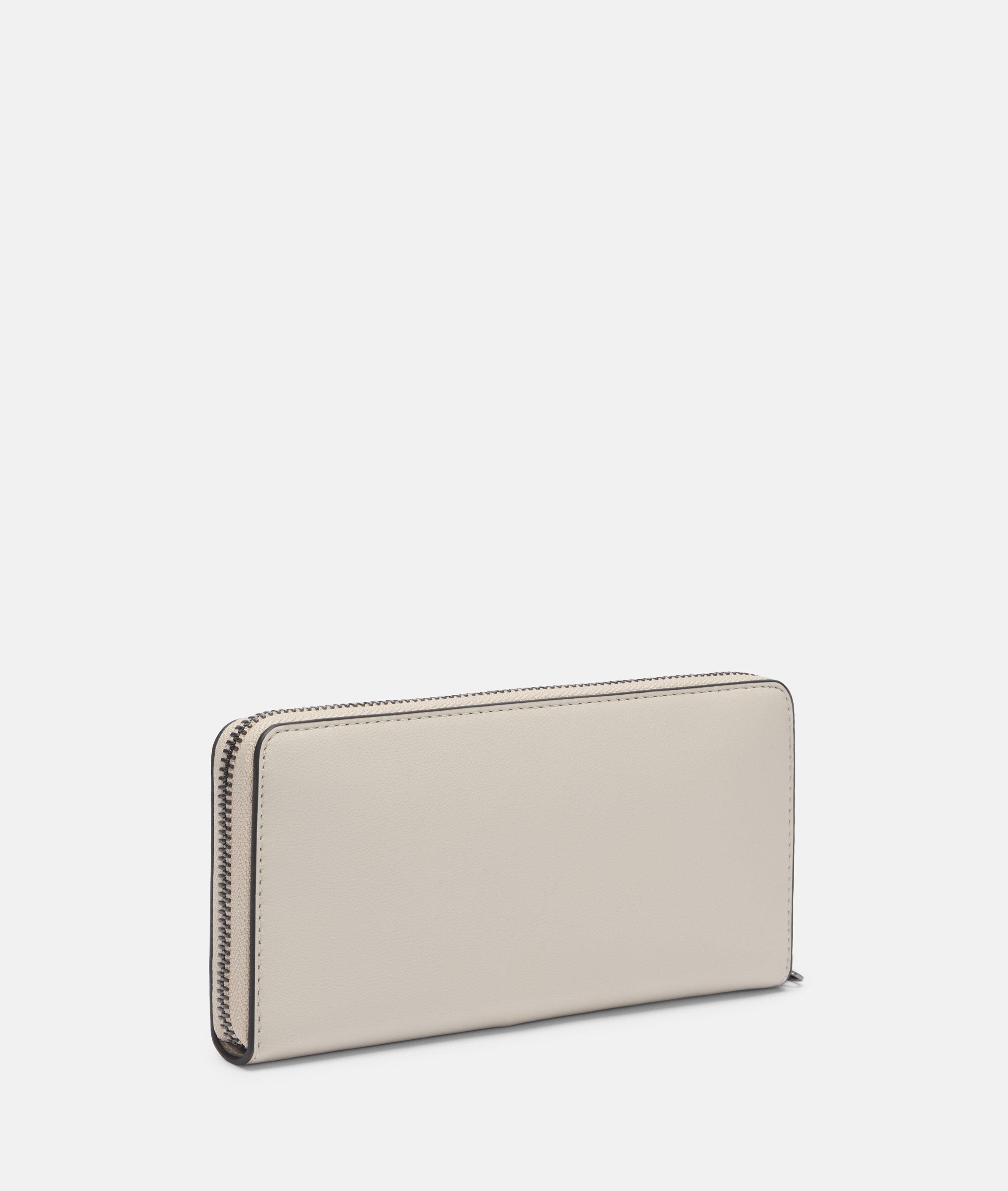 Portefeuille en beige, brun & noir