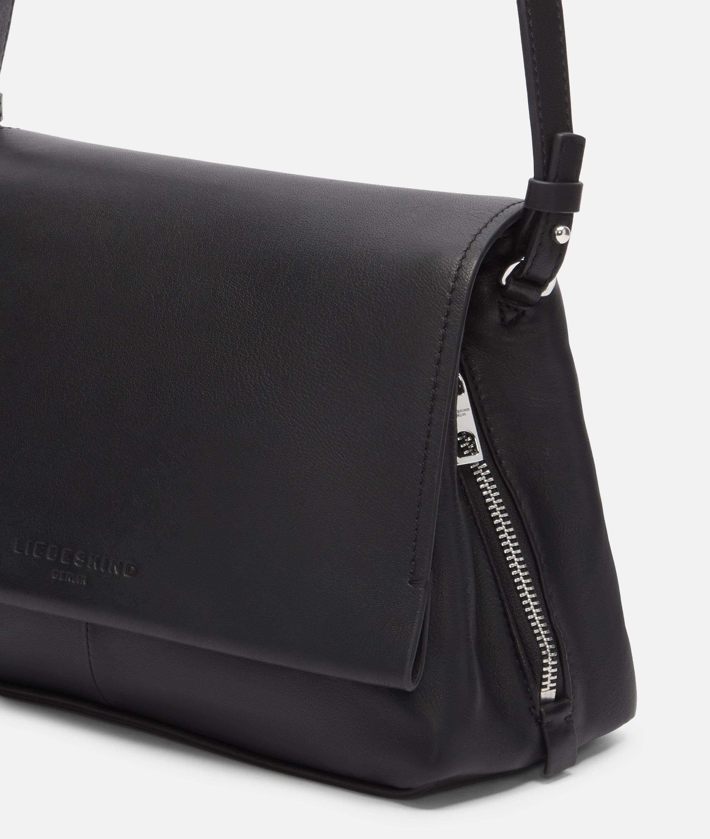 Crossbody in zwart & bruin