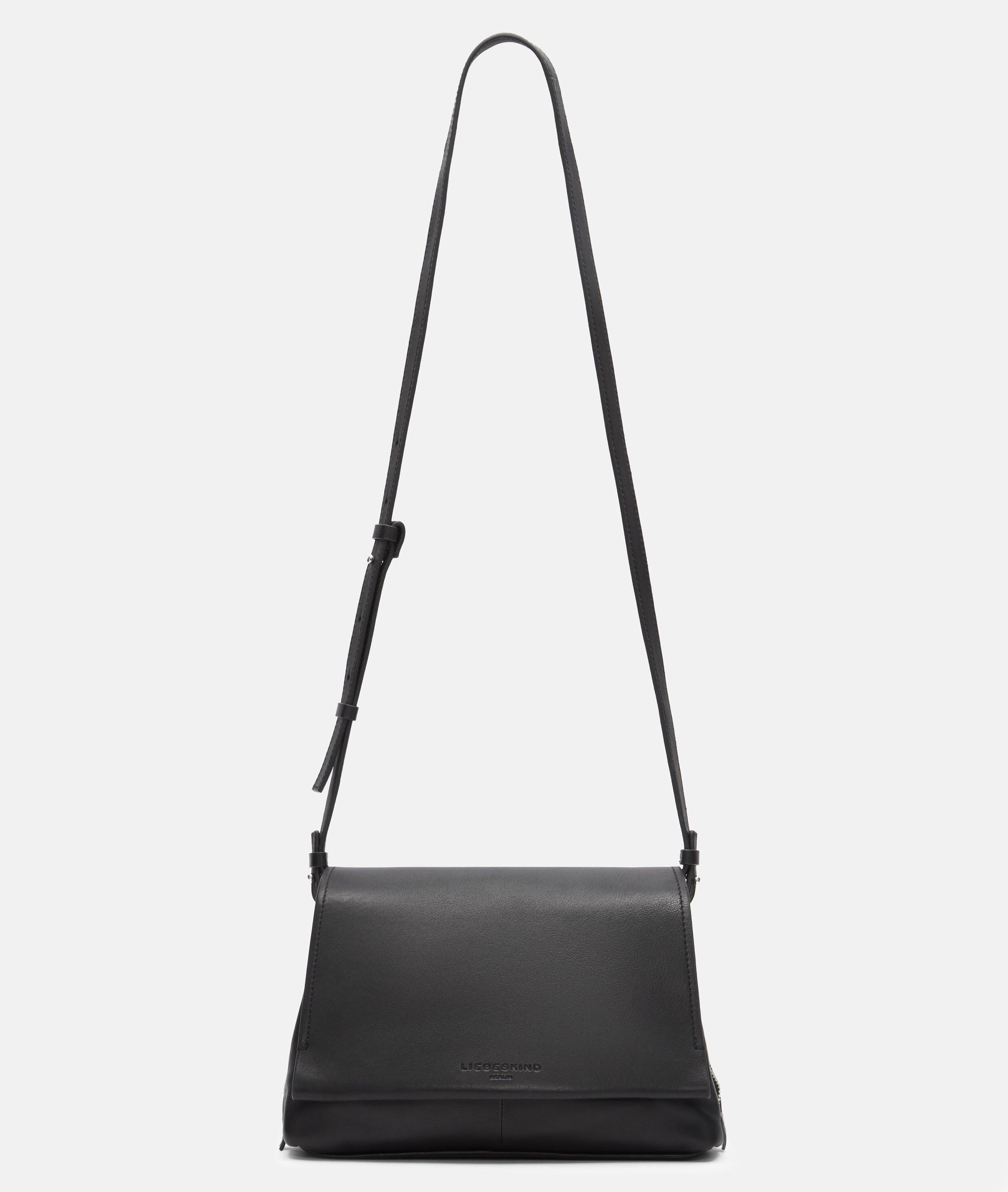 Crossbody in zwart & bruin