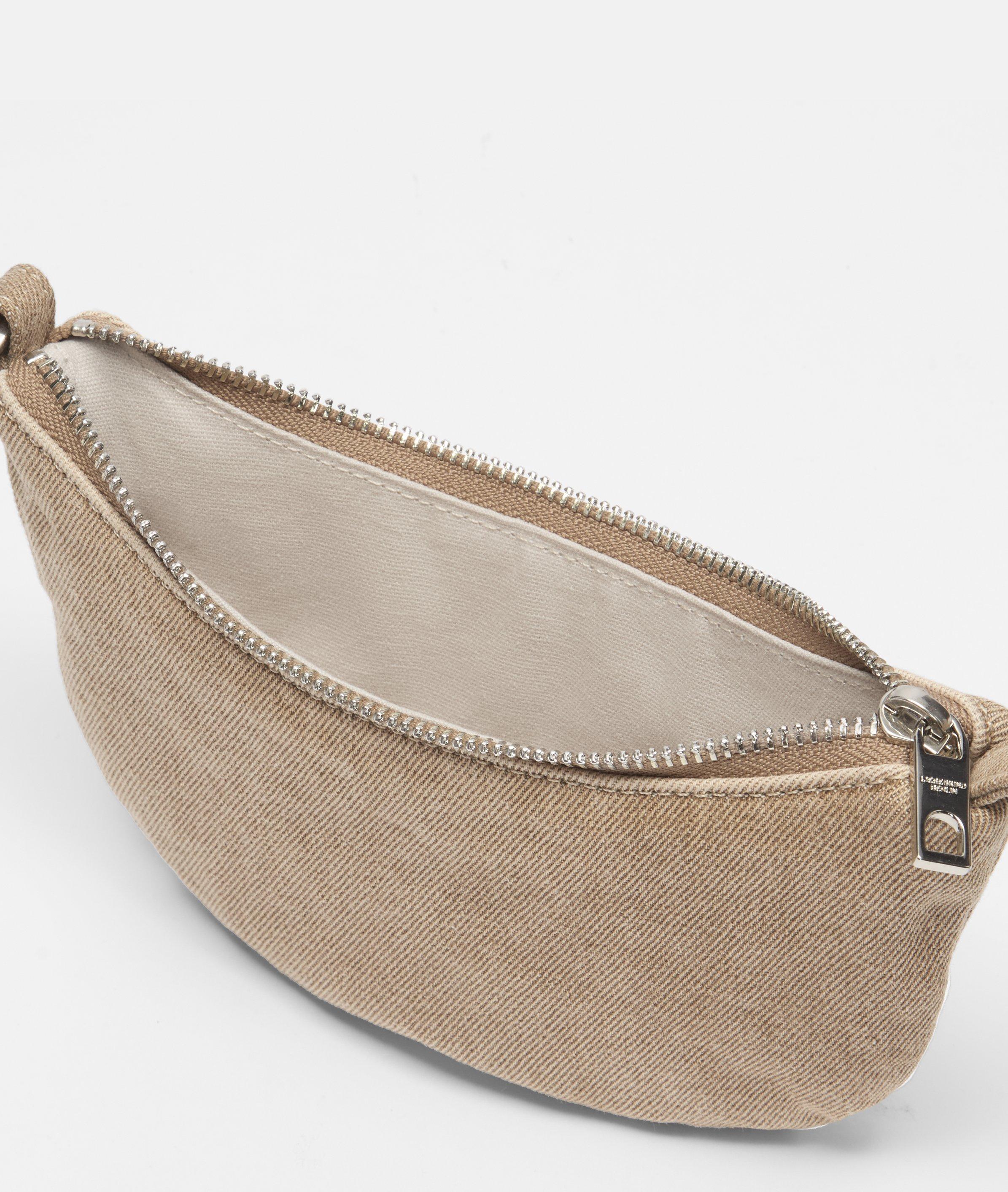 Denim Luna Pendant in beige & blue