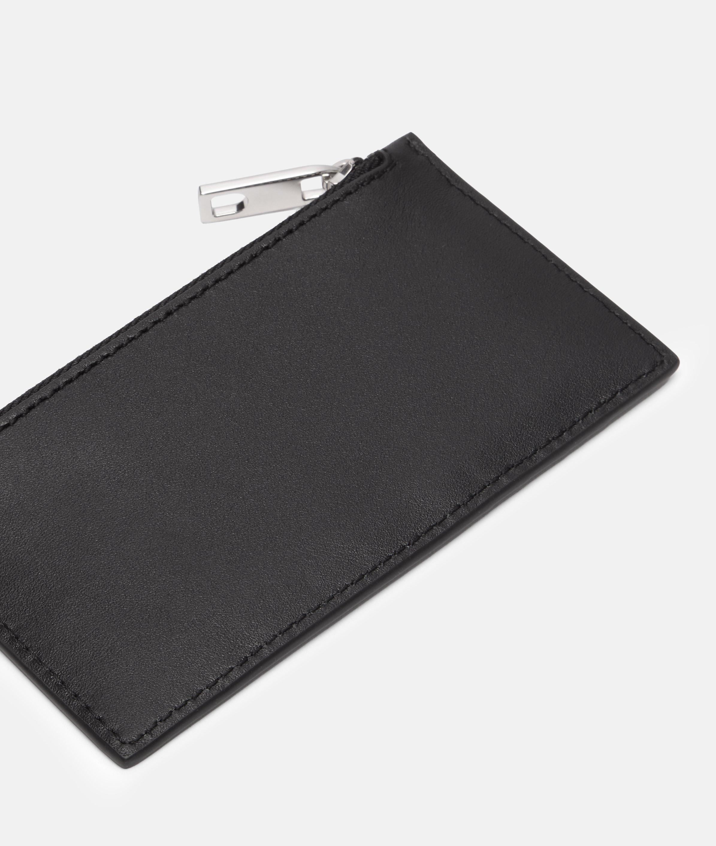 Geldbörse XS in schwarz, braun & beige