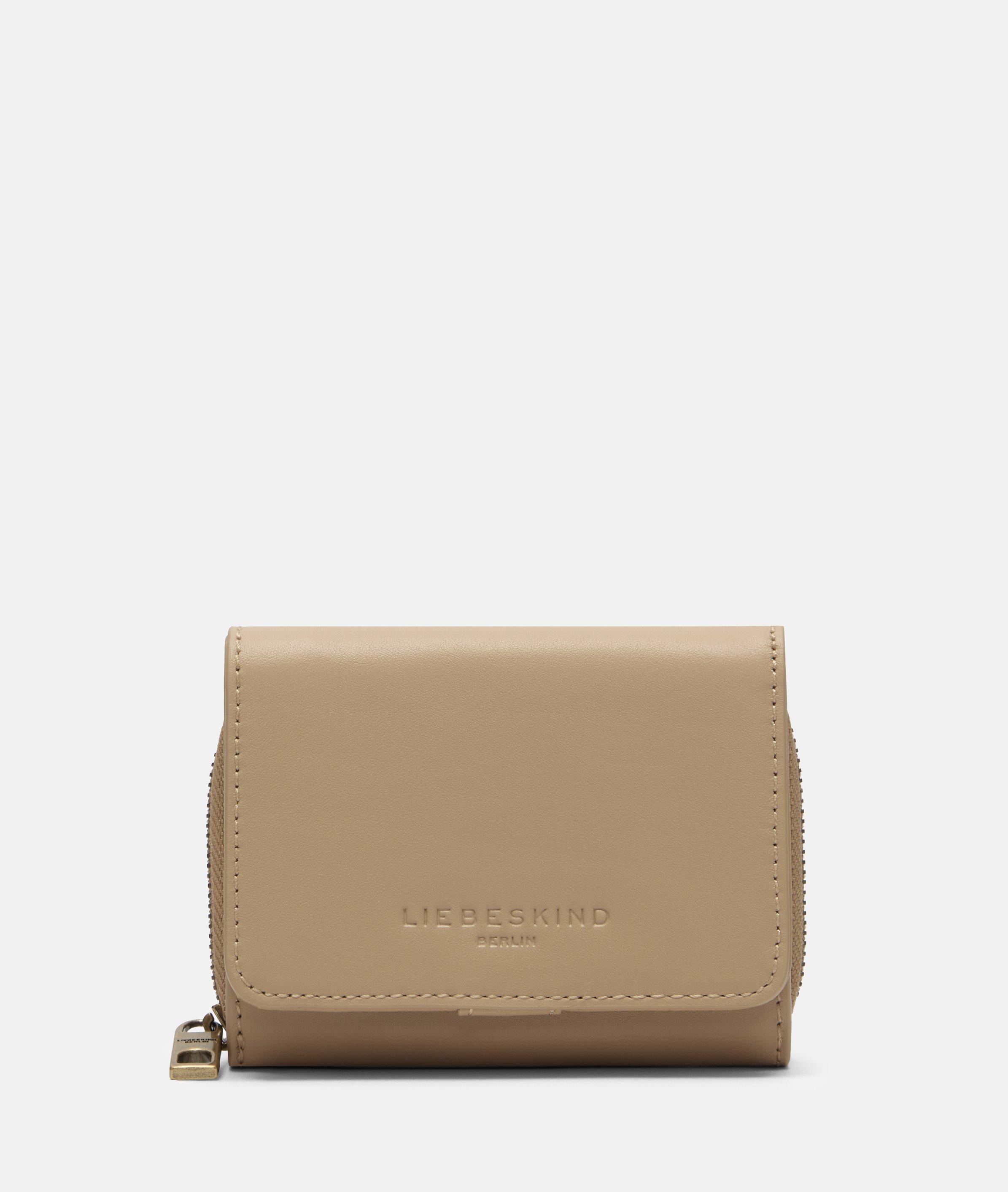 Pablita Geldbörse M in braun, beige & schwarz