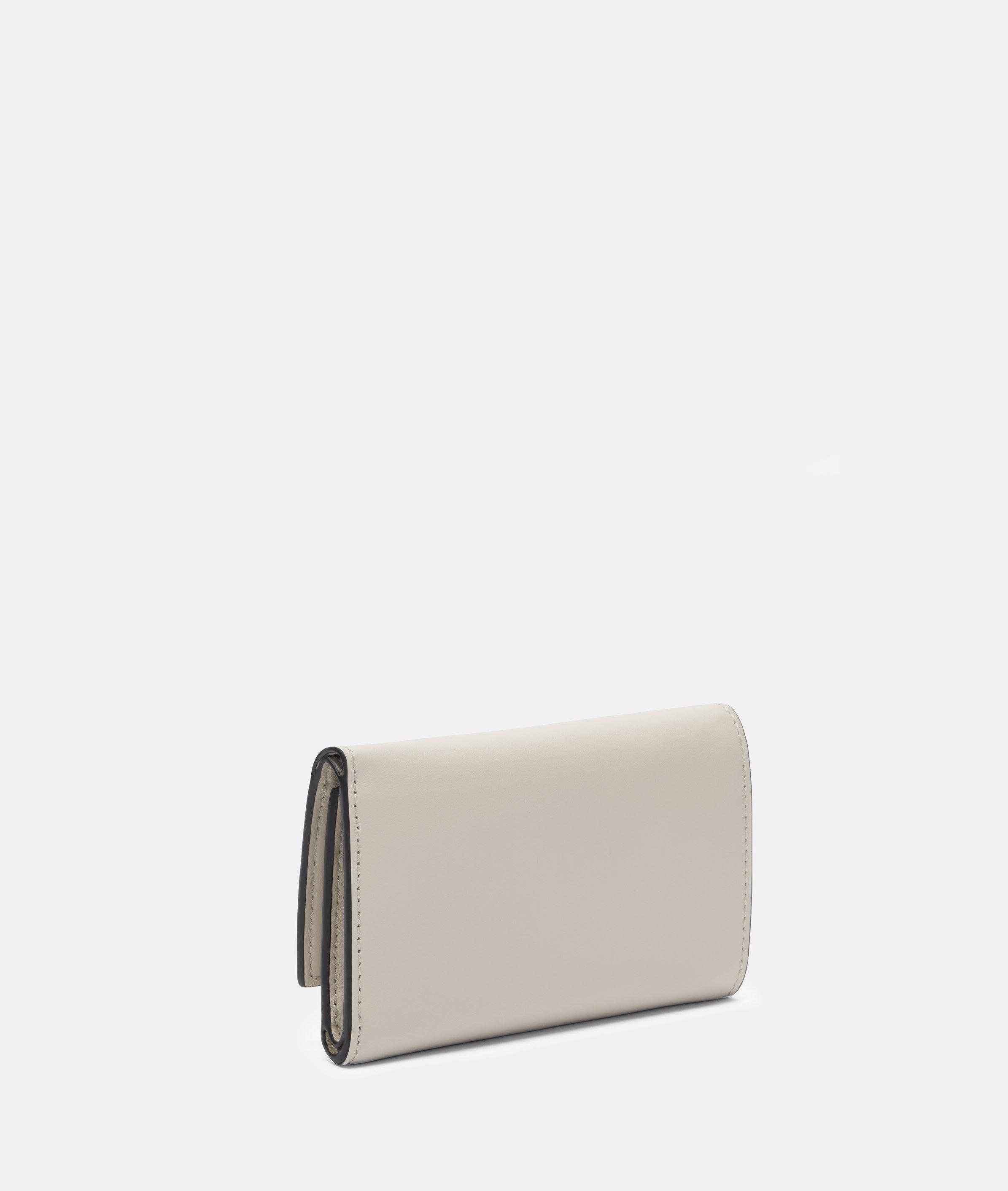 Linn Geldbörse M in beige, schwarz & braun