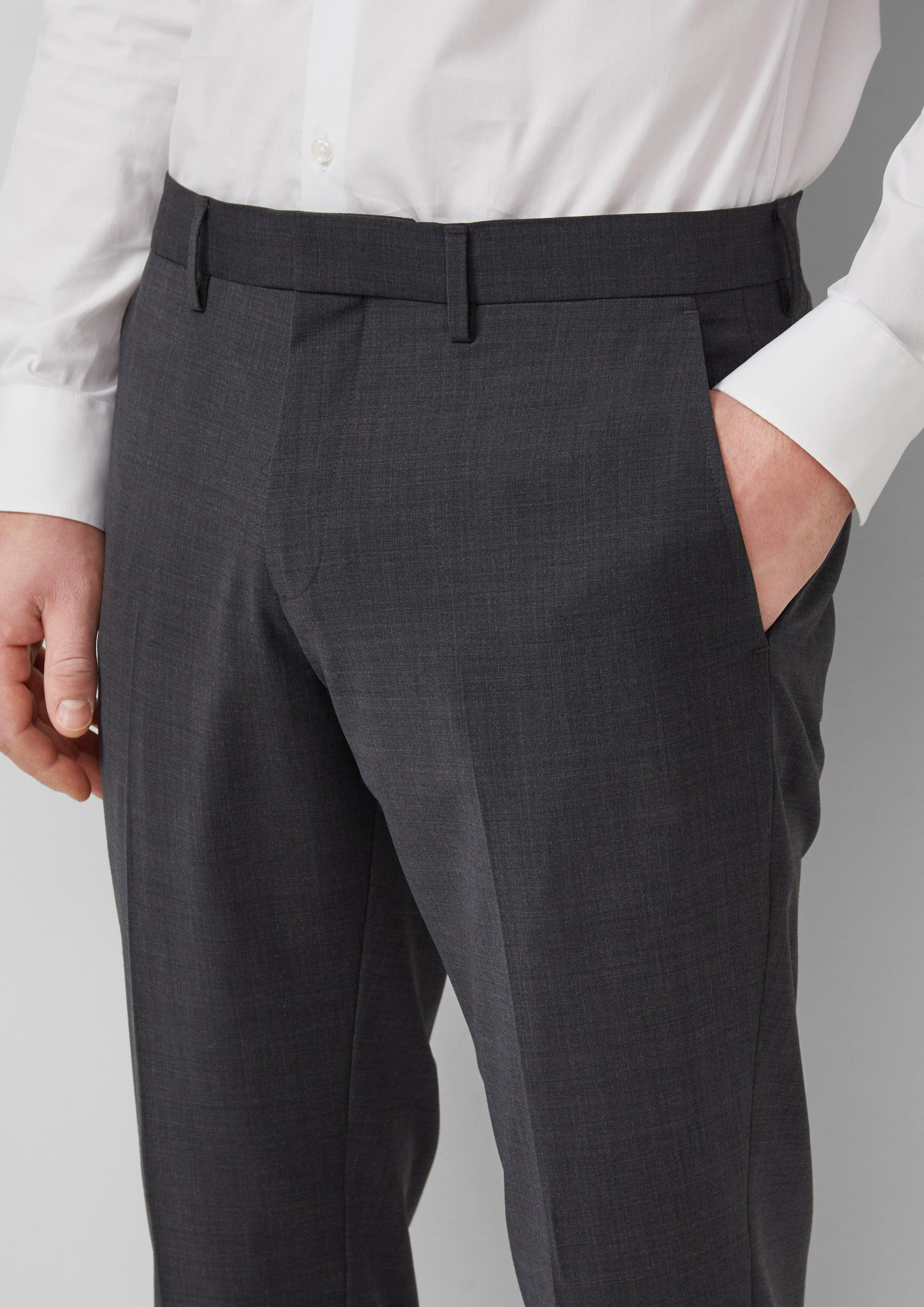 s.O ULTIMATE: Anzughose aus hochelastischem Wollmix