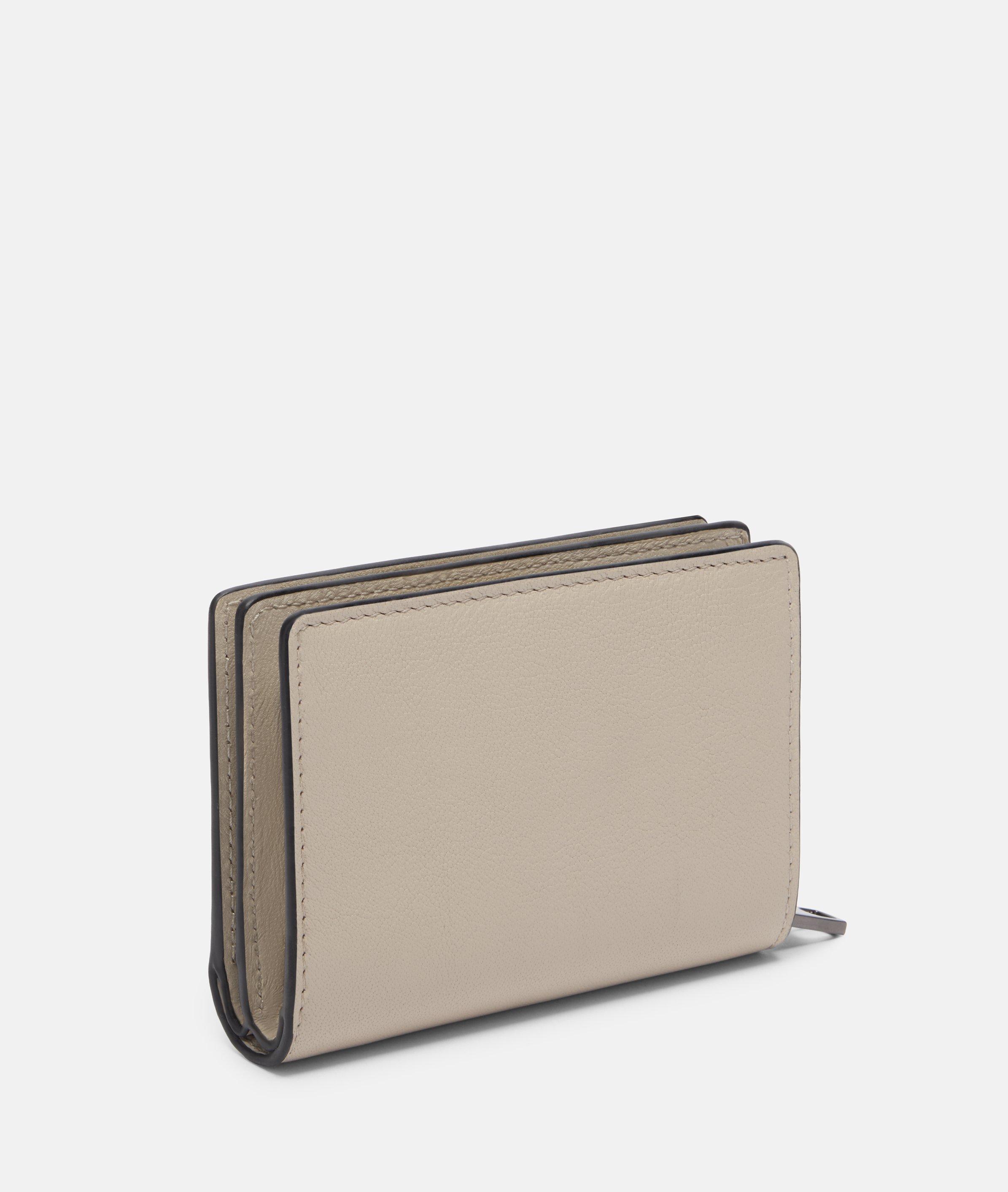 Portefeuille en beige, brun, bleu, brun, vert & noir