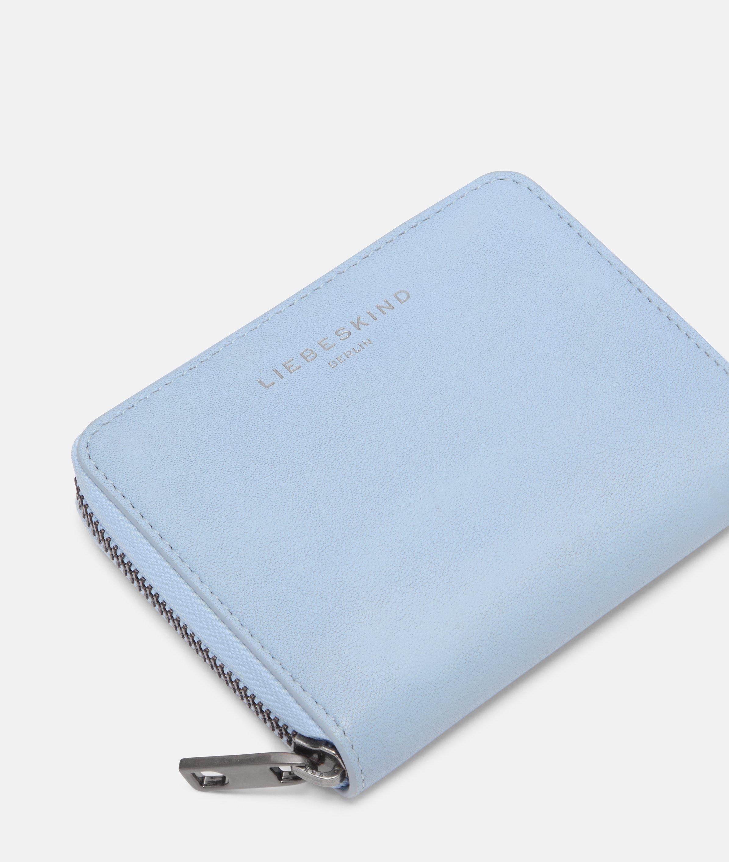 Conny Geldbörse M in blau, beige, braun, braun, grün & schwarz