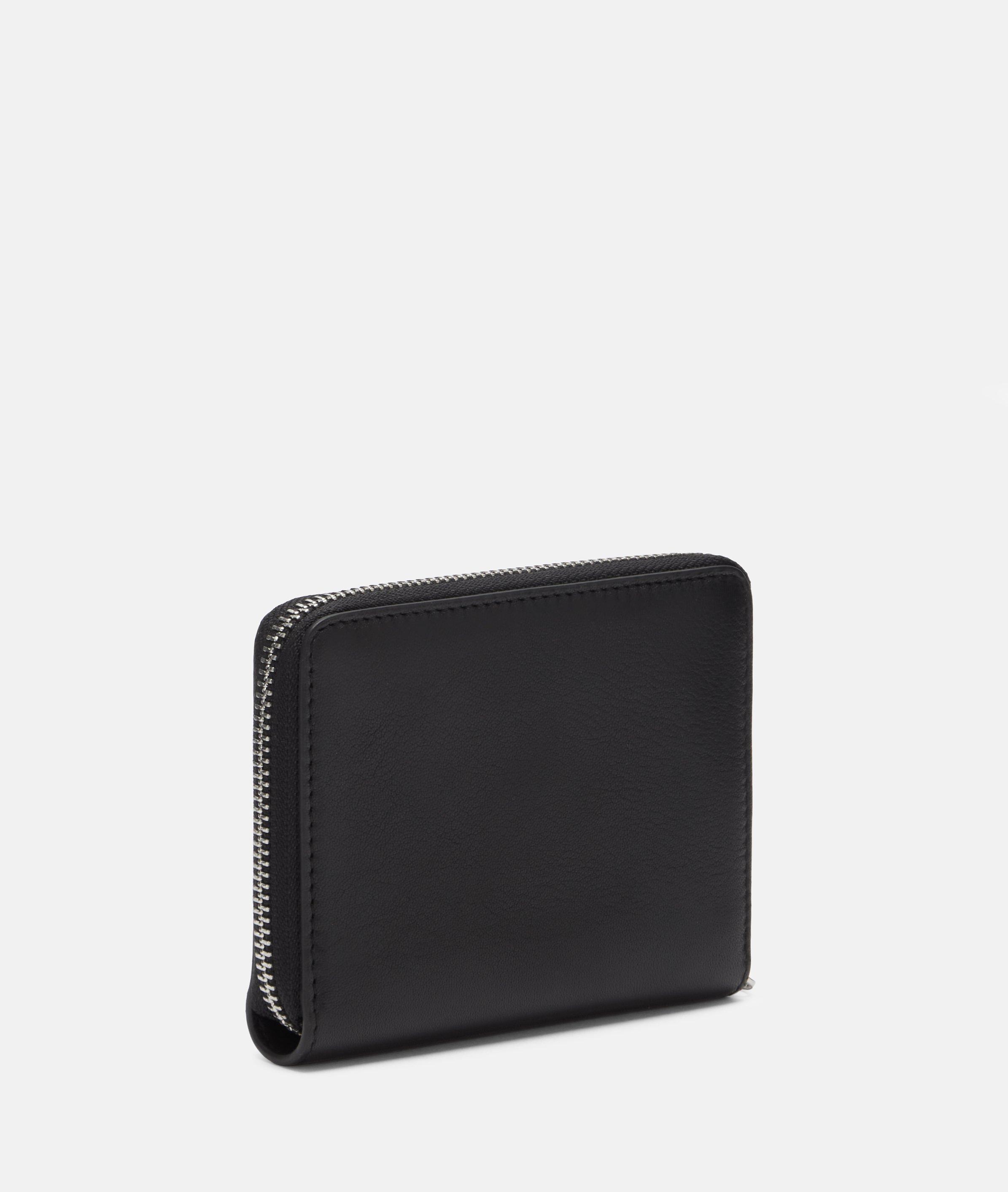 Conny Geldbörse M in schwarz, beige, braun, blau, braun & grün