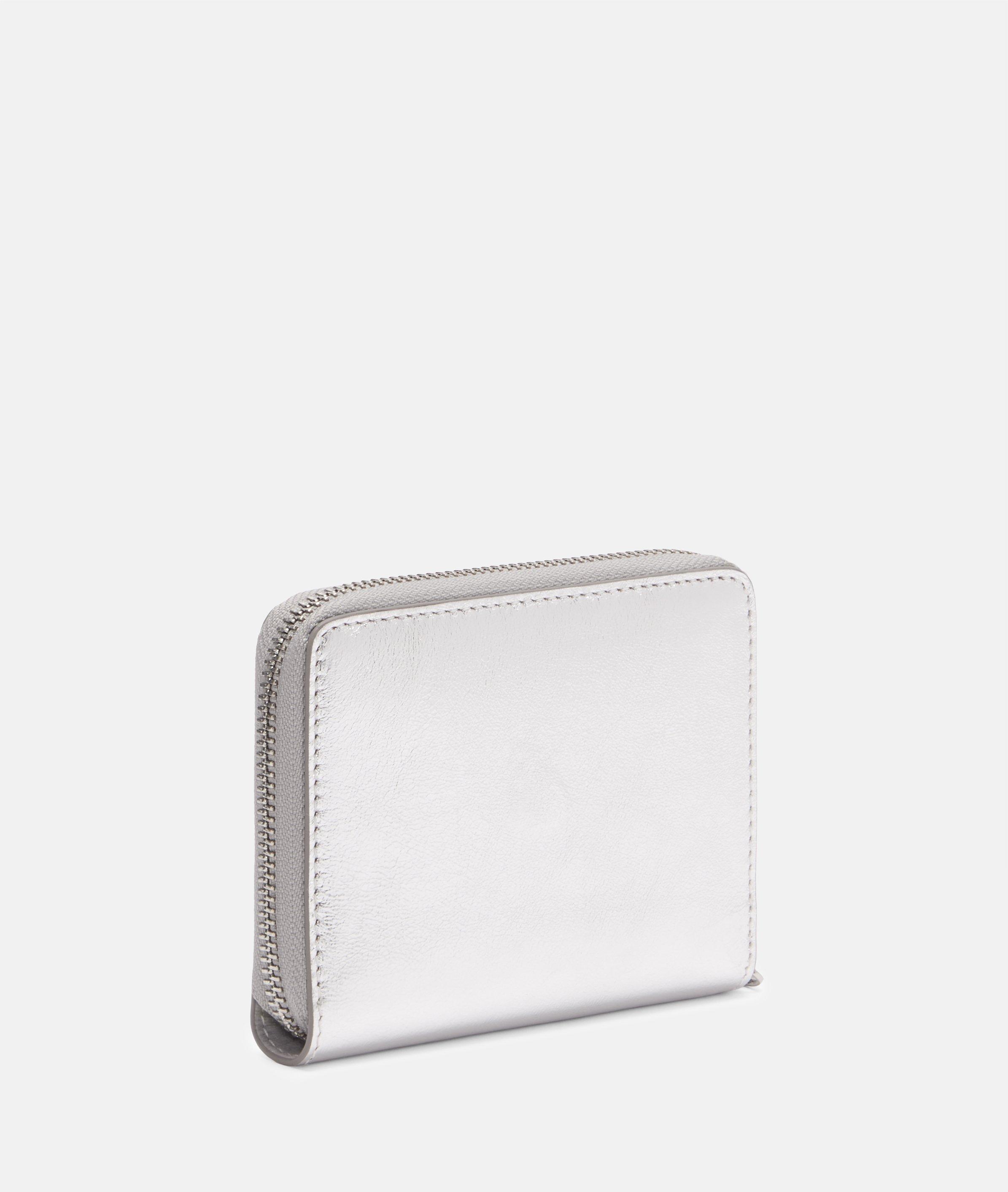 Conny portemonnee M in zilver & roze