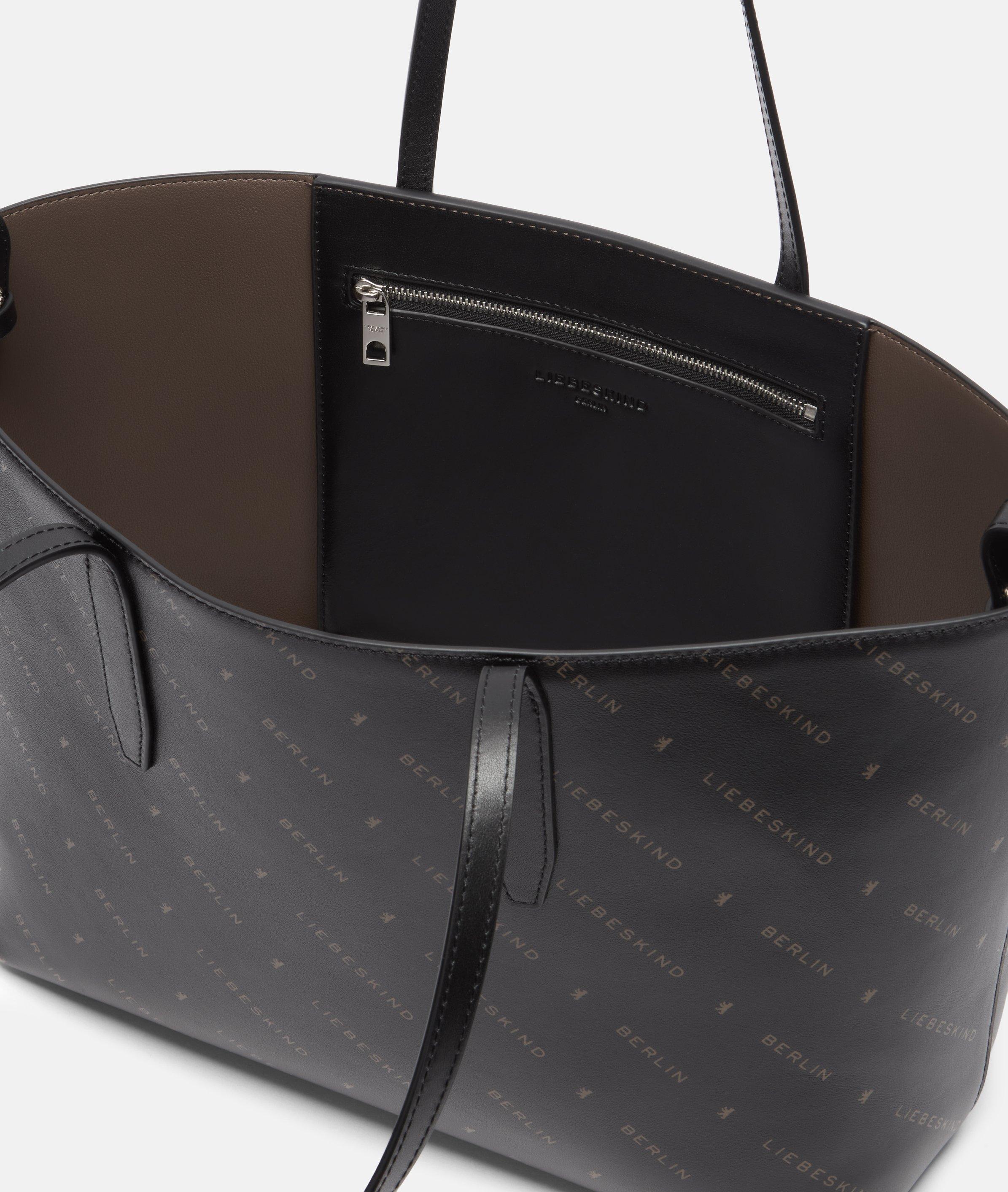 Monogram Shopper M in schwarz & braun