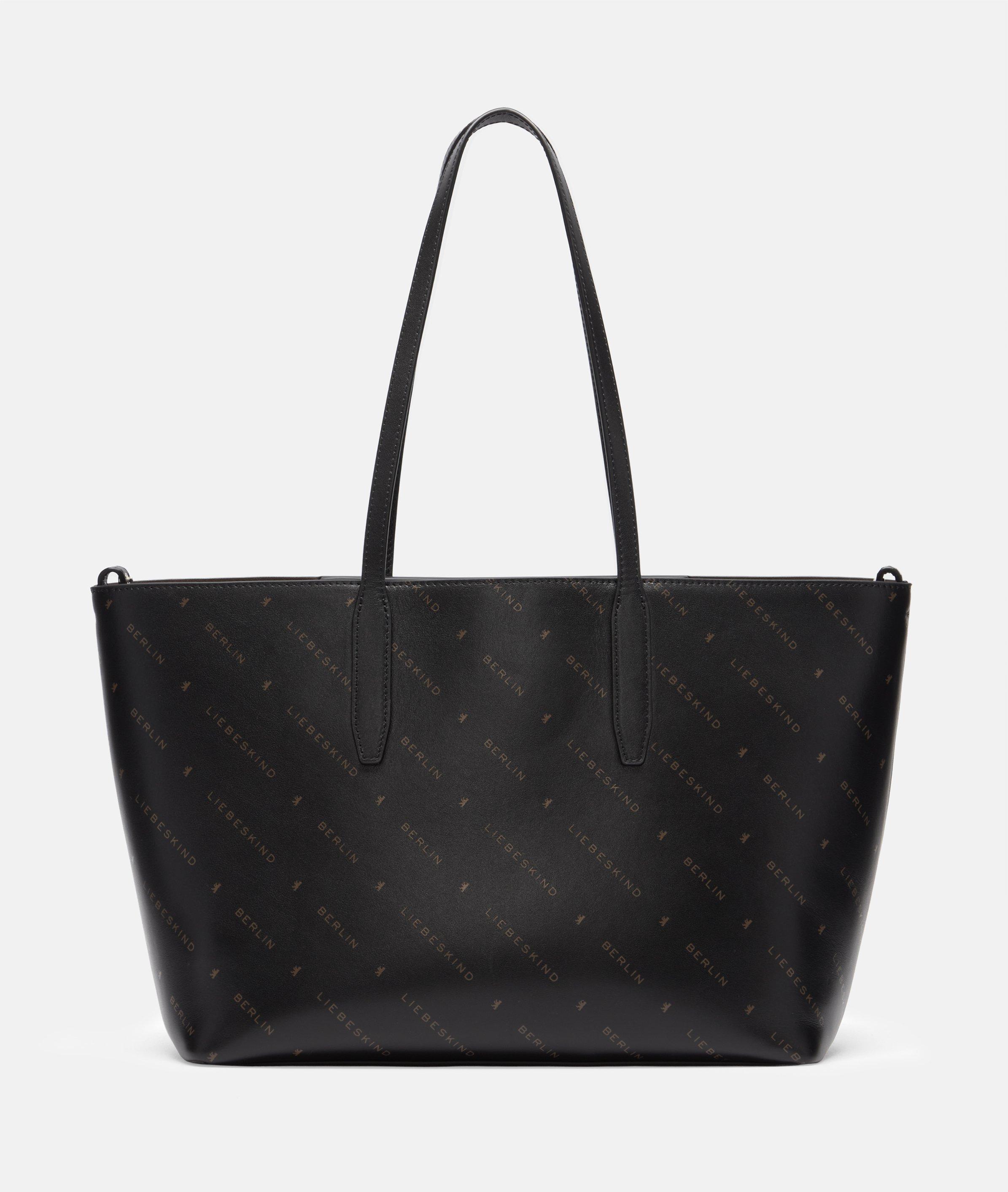 Monogram Shopper M in schwarz & braun