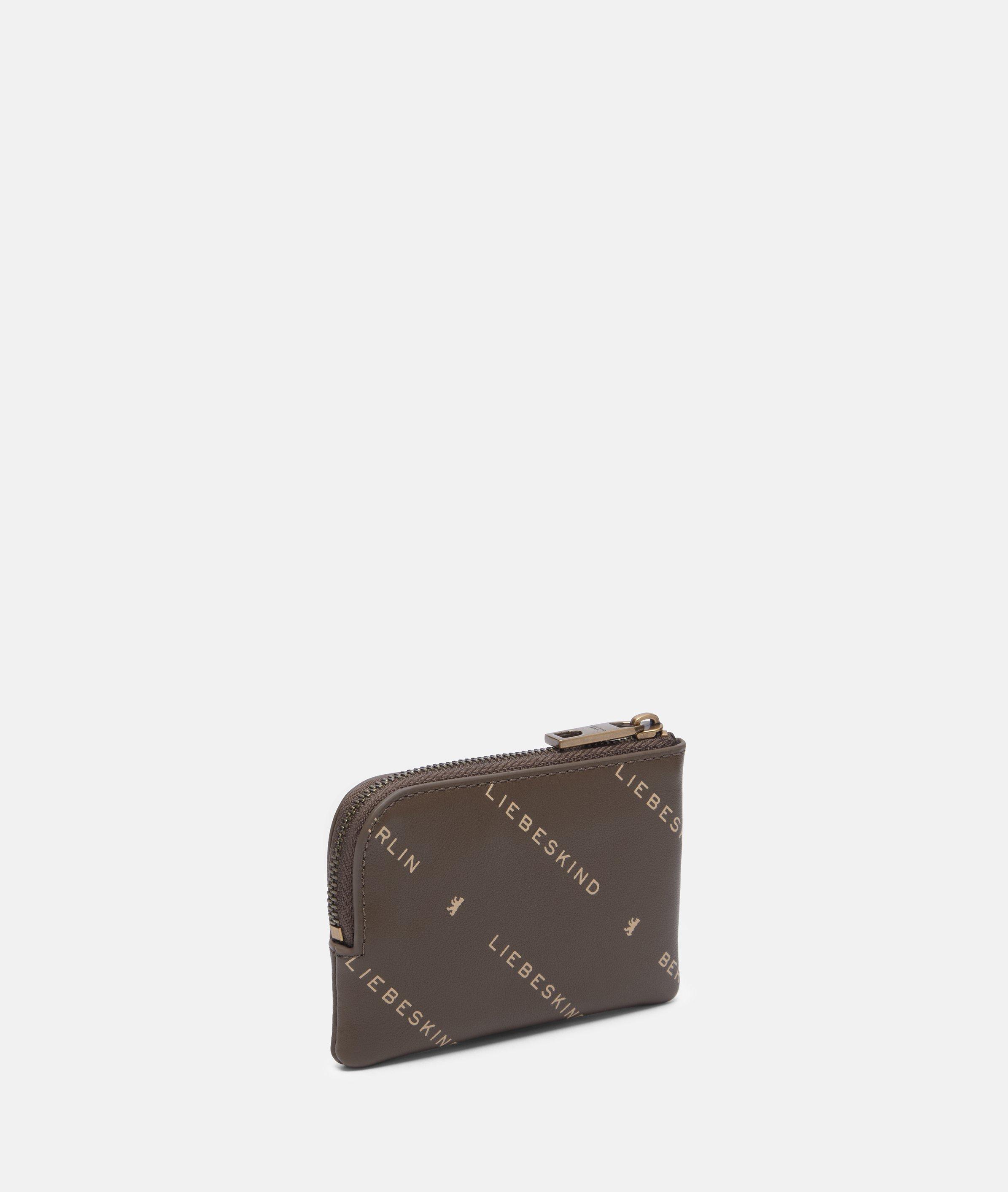 Monogram Lena Porte-monnaie XS en brun & noir