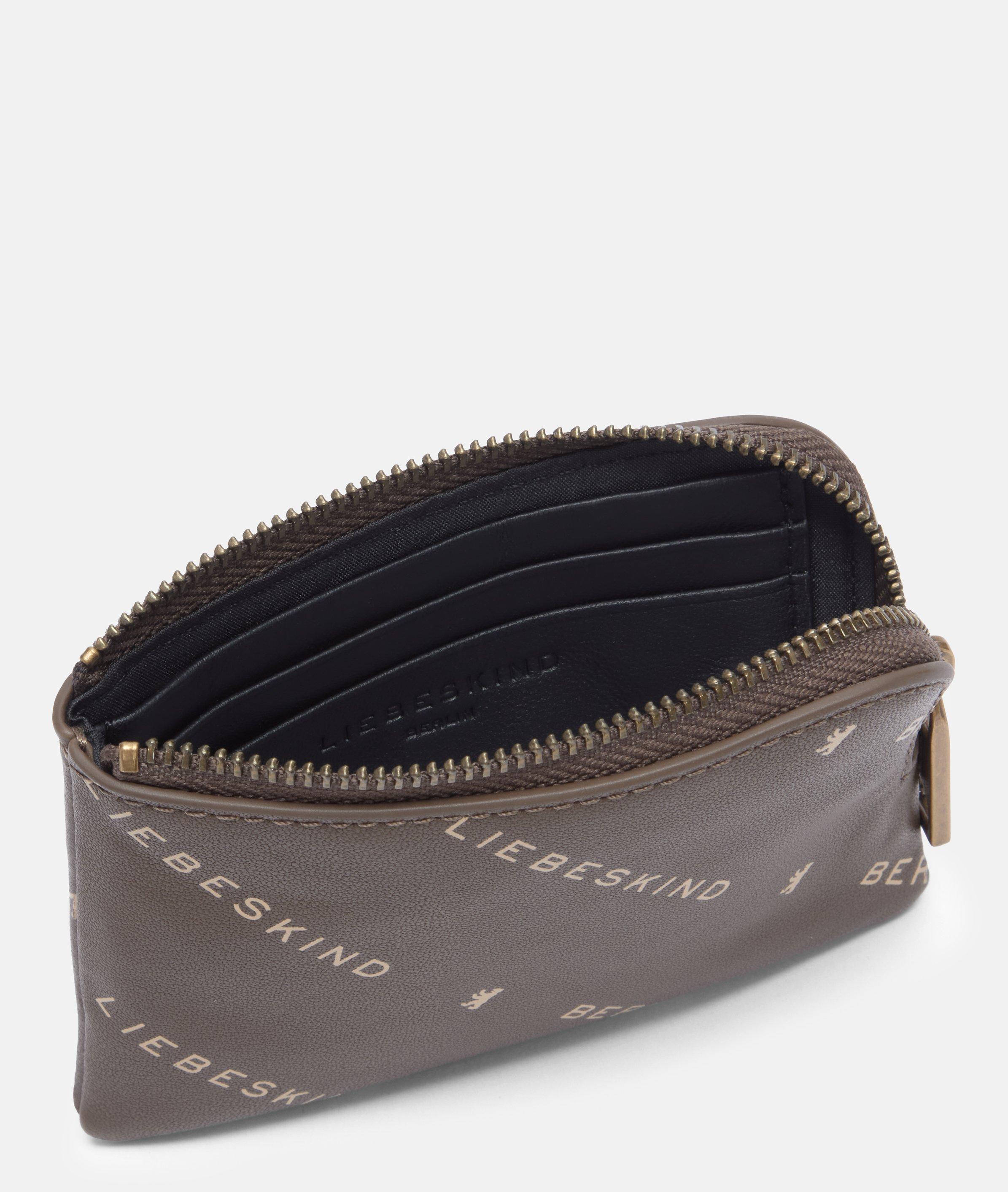 Monogram Lena Porte-monnaie XS en brun & noir