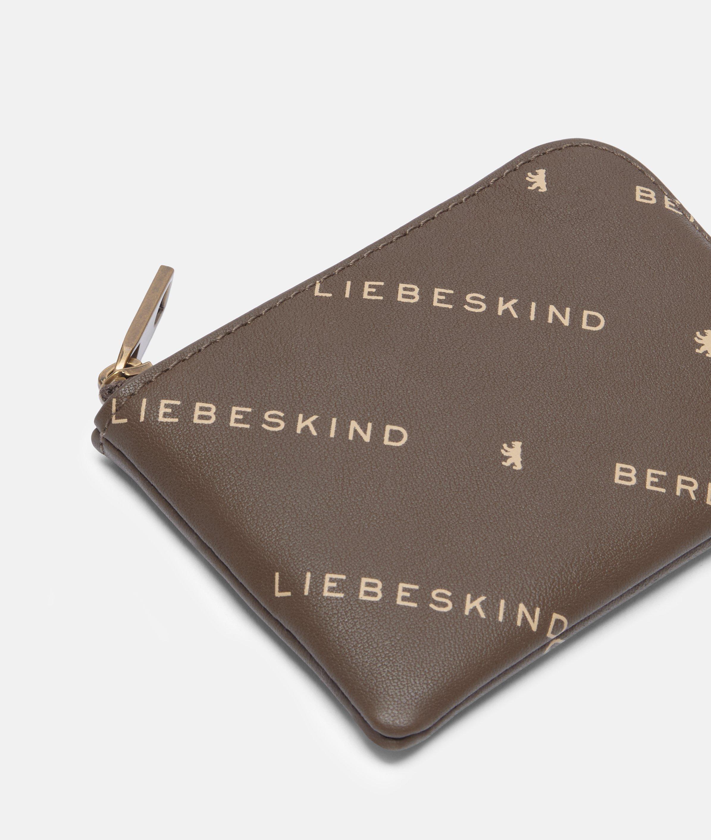 Monogram Lena Porte-monnaie XS en brun & noir