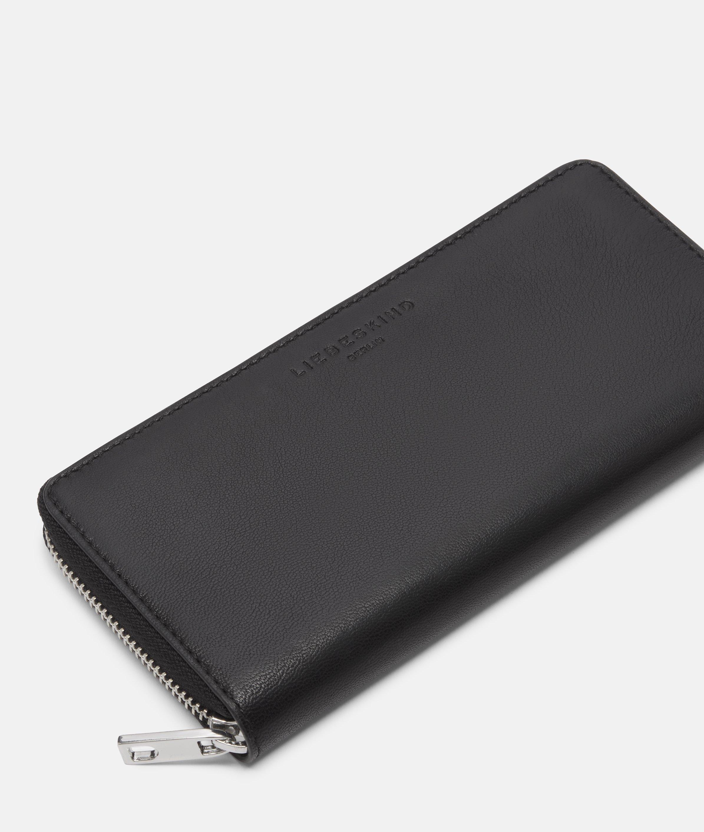 Gigi Geldbörse L in schwarz, grün & braun