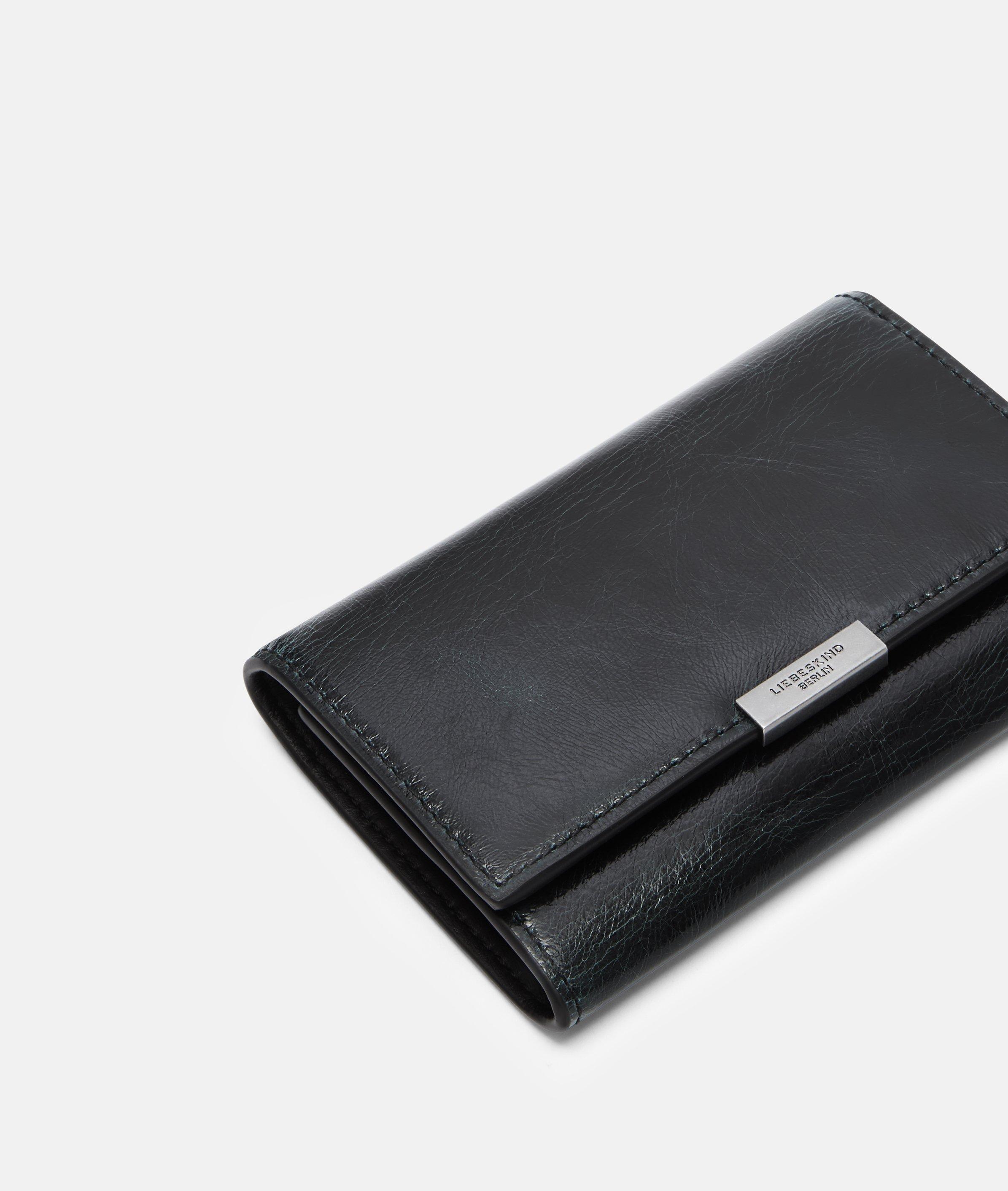 Linn Geldbörse M in petrol & blau