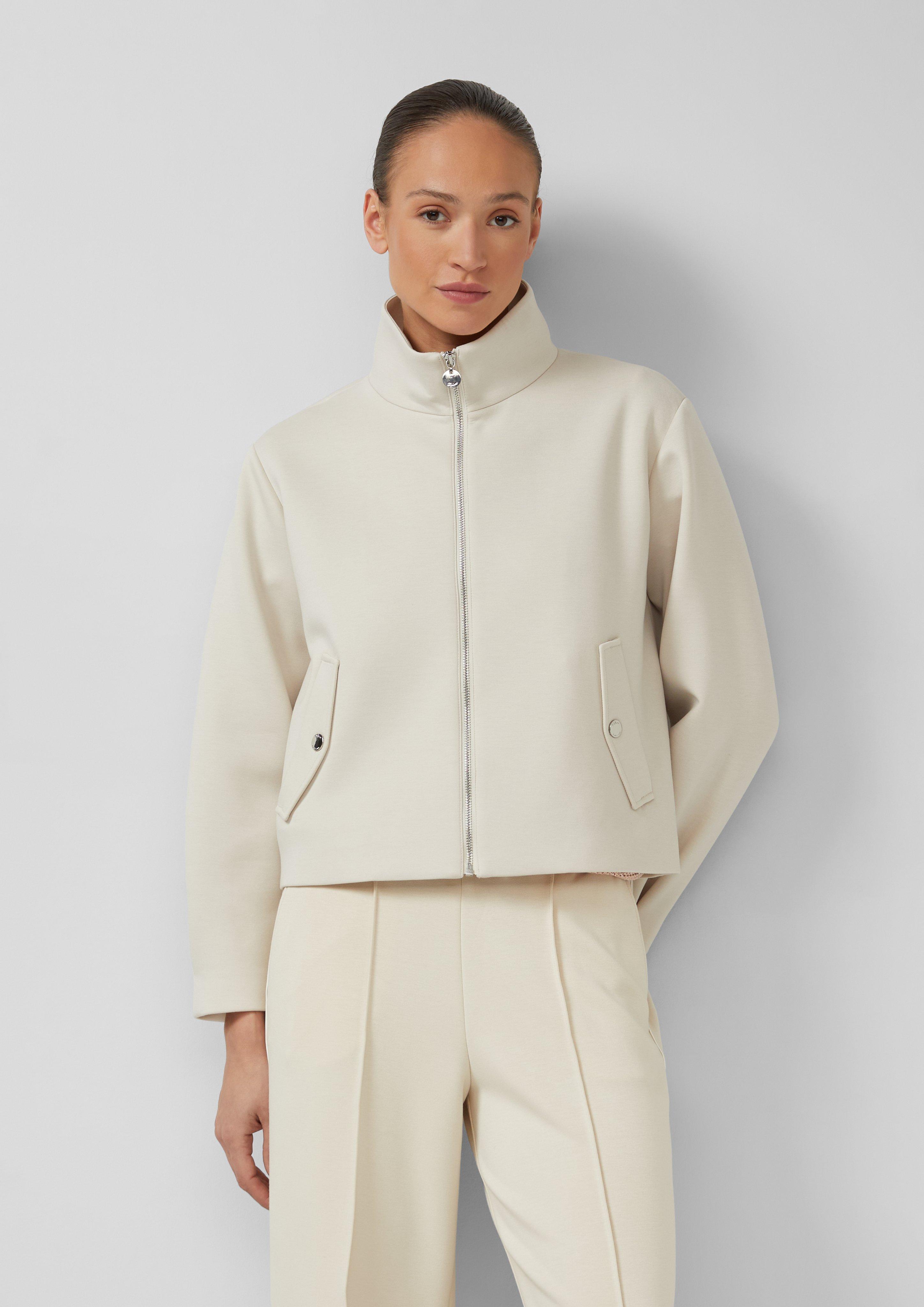 Thumbnail - Scuba-Blouson im Relaxed Fit mit Stehkragen