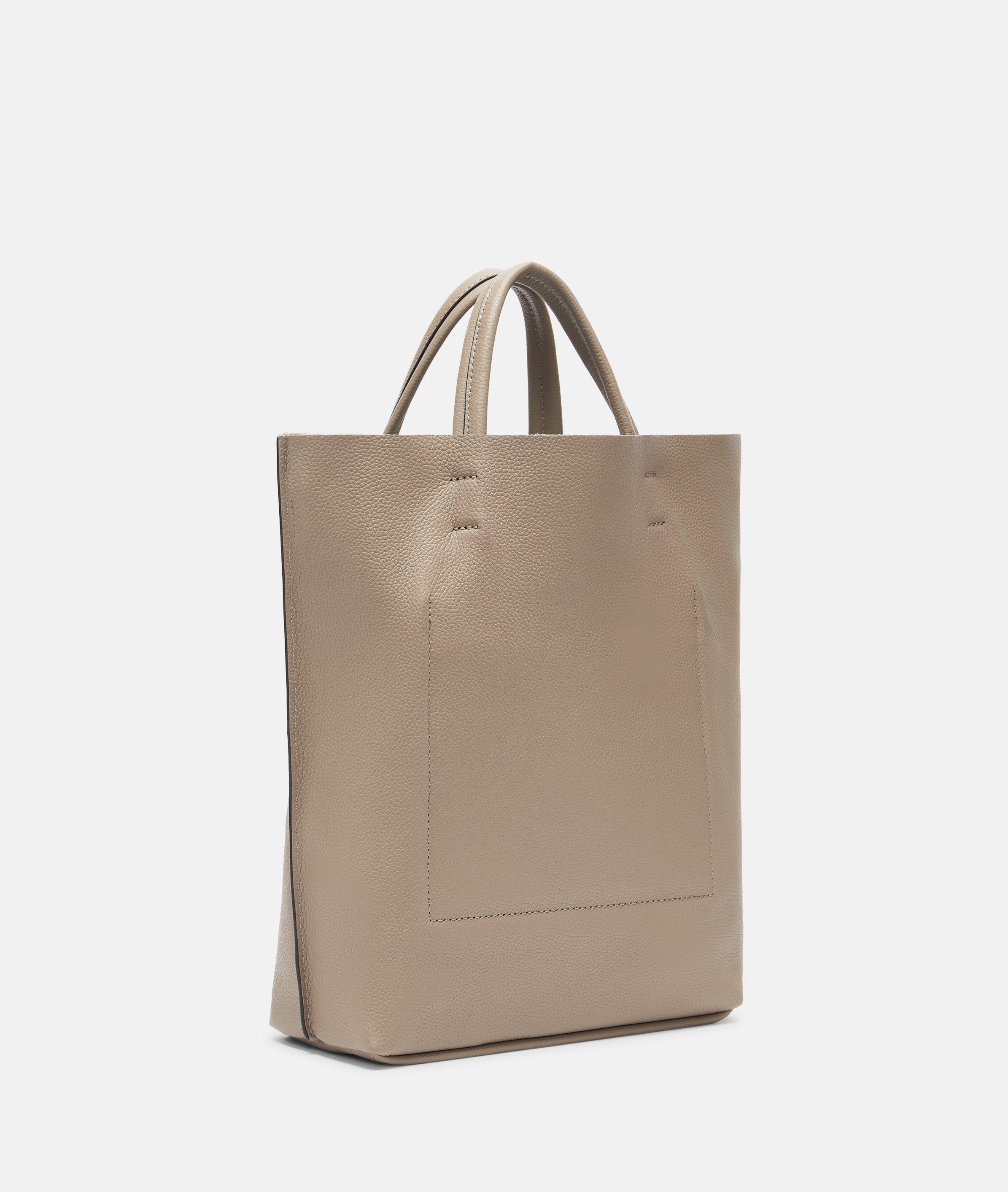 Hera Tote M in beige & schwarz