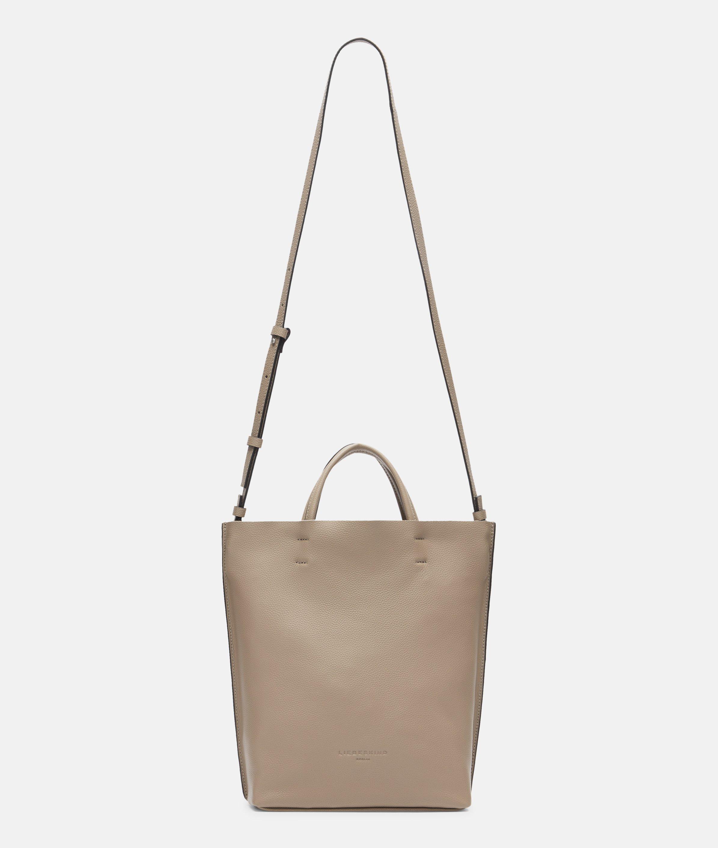 Hera Tote M in beige & schwarz