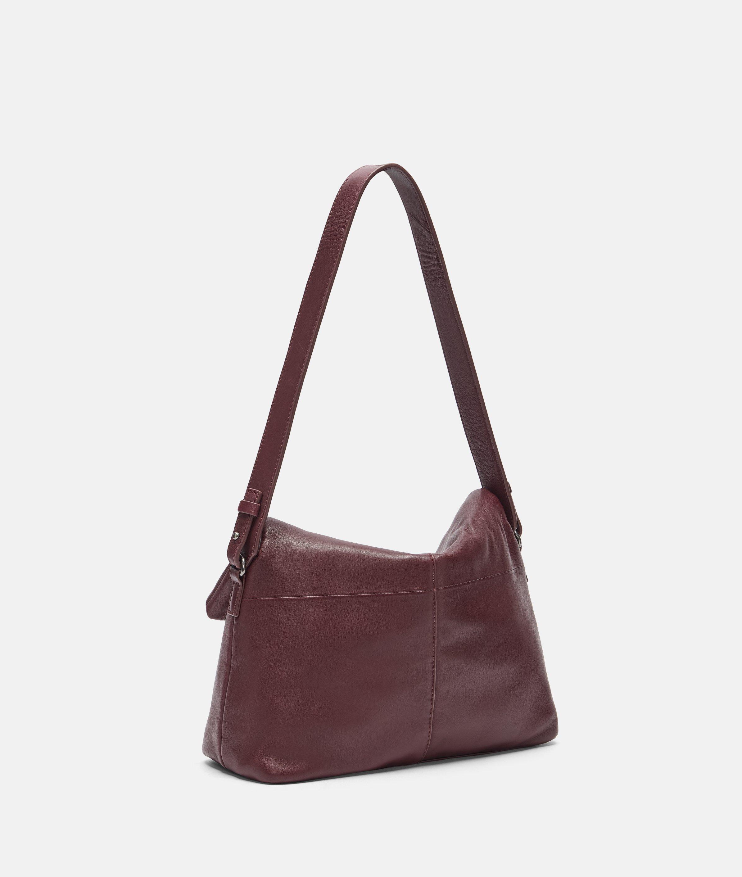 Fiona Hobo S in rood, zwart, beige & petrol