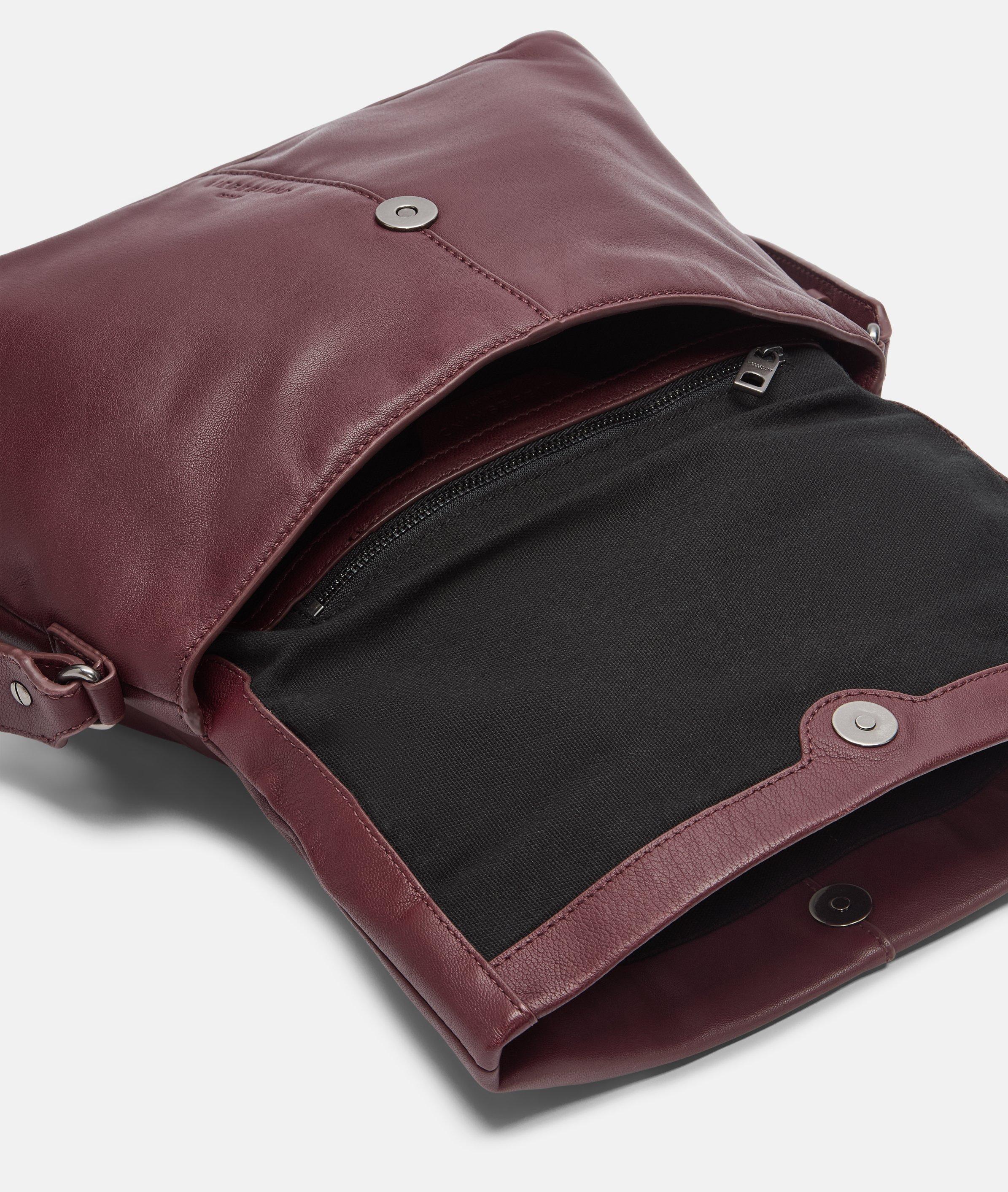 Fiona Hobo S in rood, zwart, beige & petrol