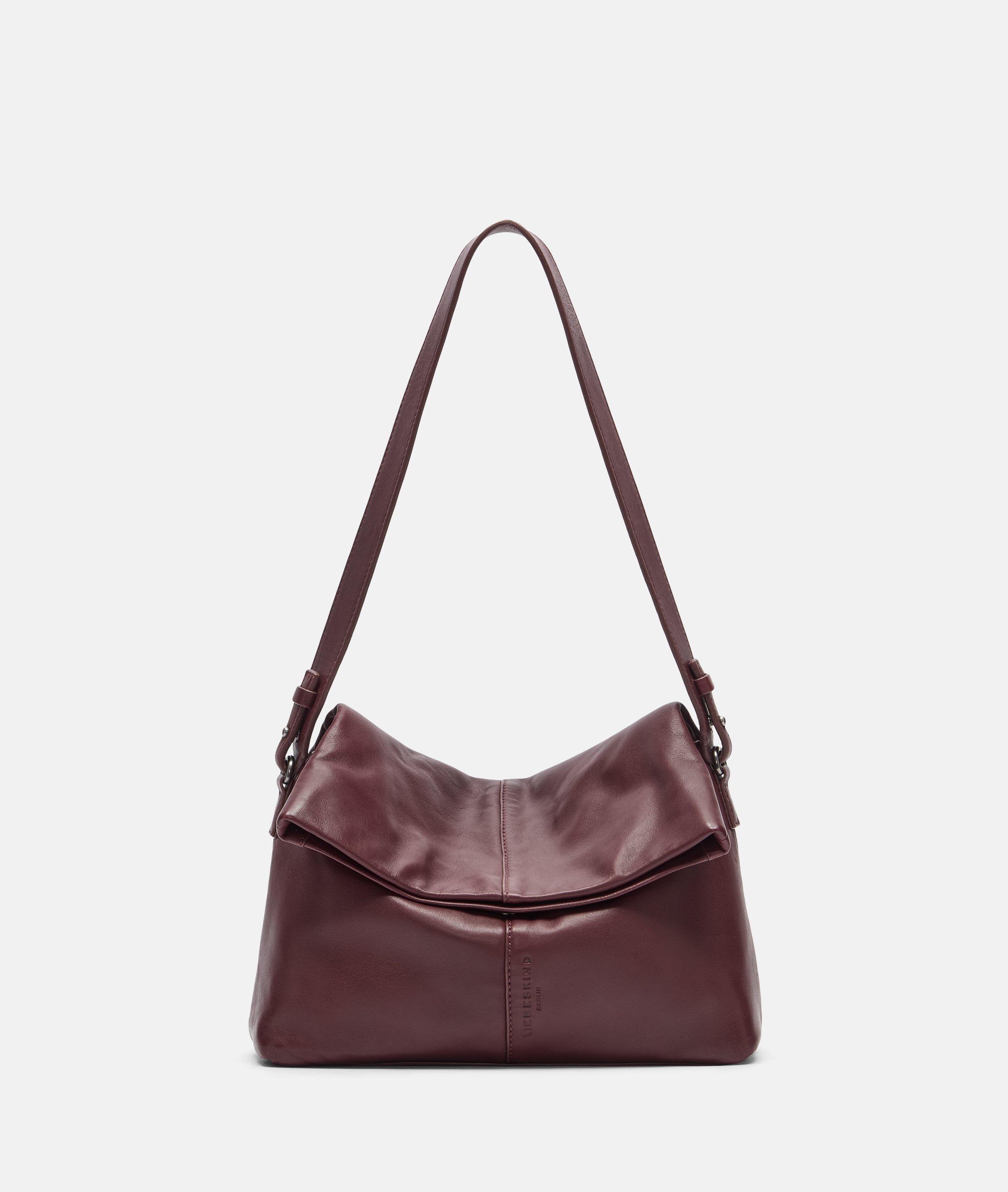 Fiona Hobo S in rood, zwart, beige & petrol