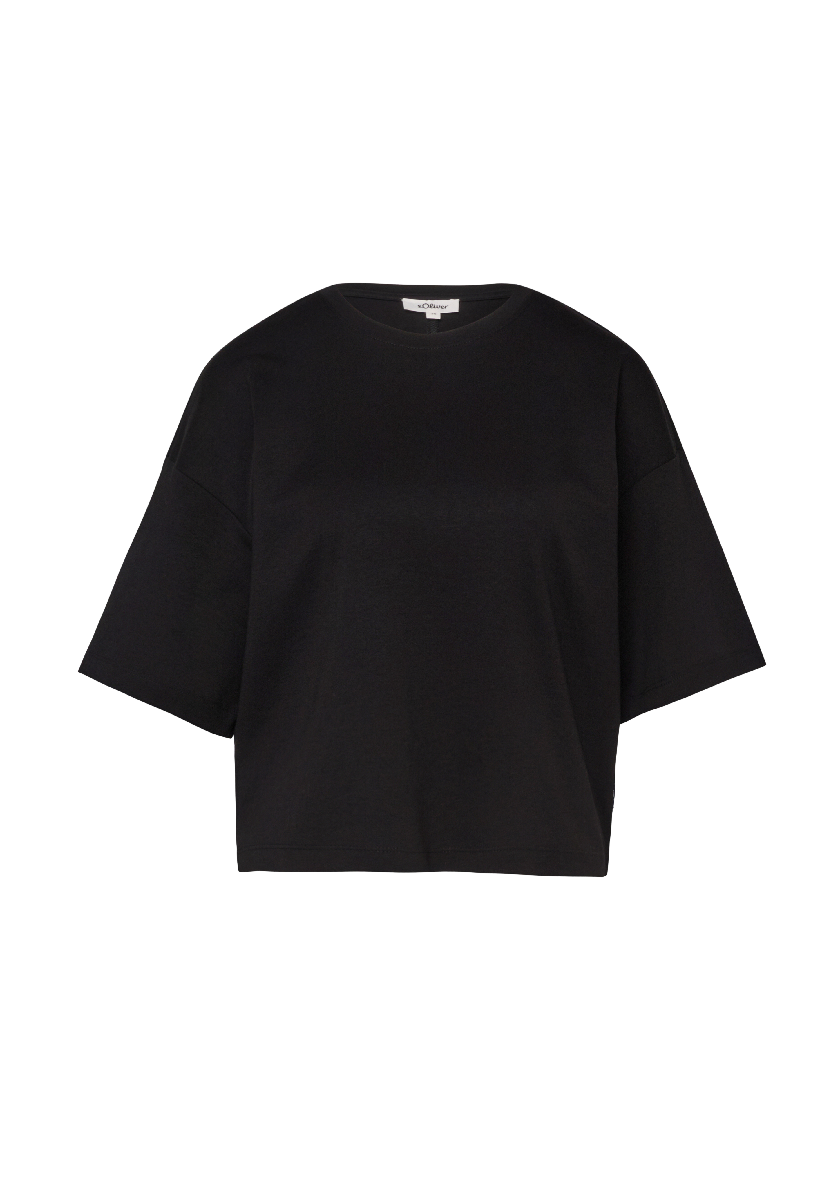 Oversized T-shirt van katoenen interlockjersey
