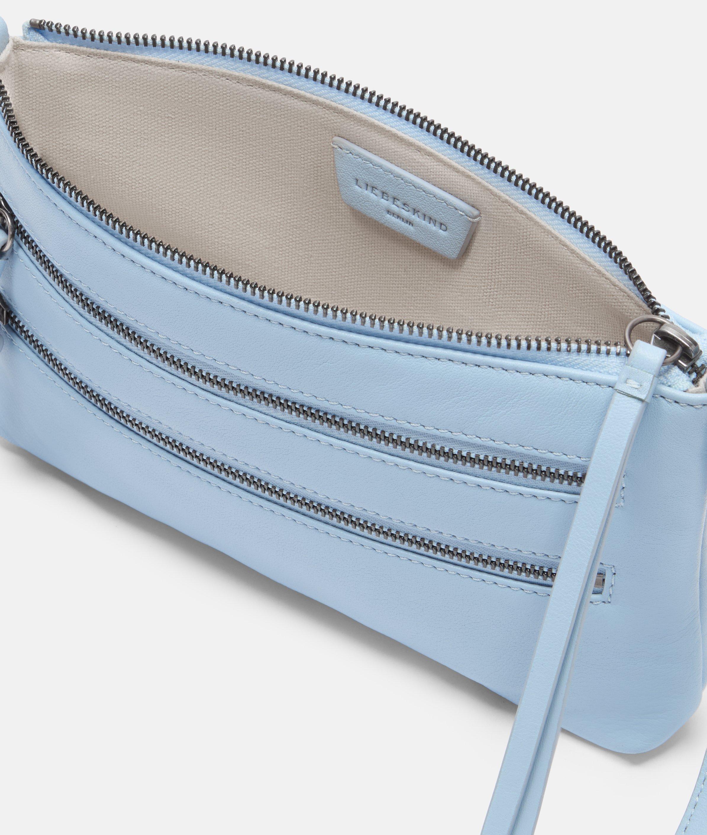 Single Zena Crossbody S in blau, grün, schwarz, creme & braun
