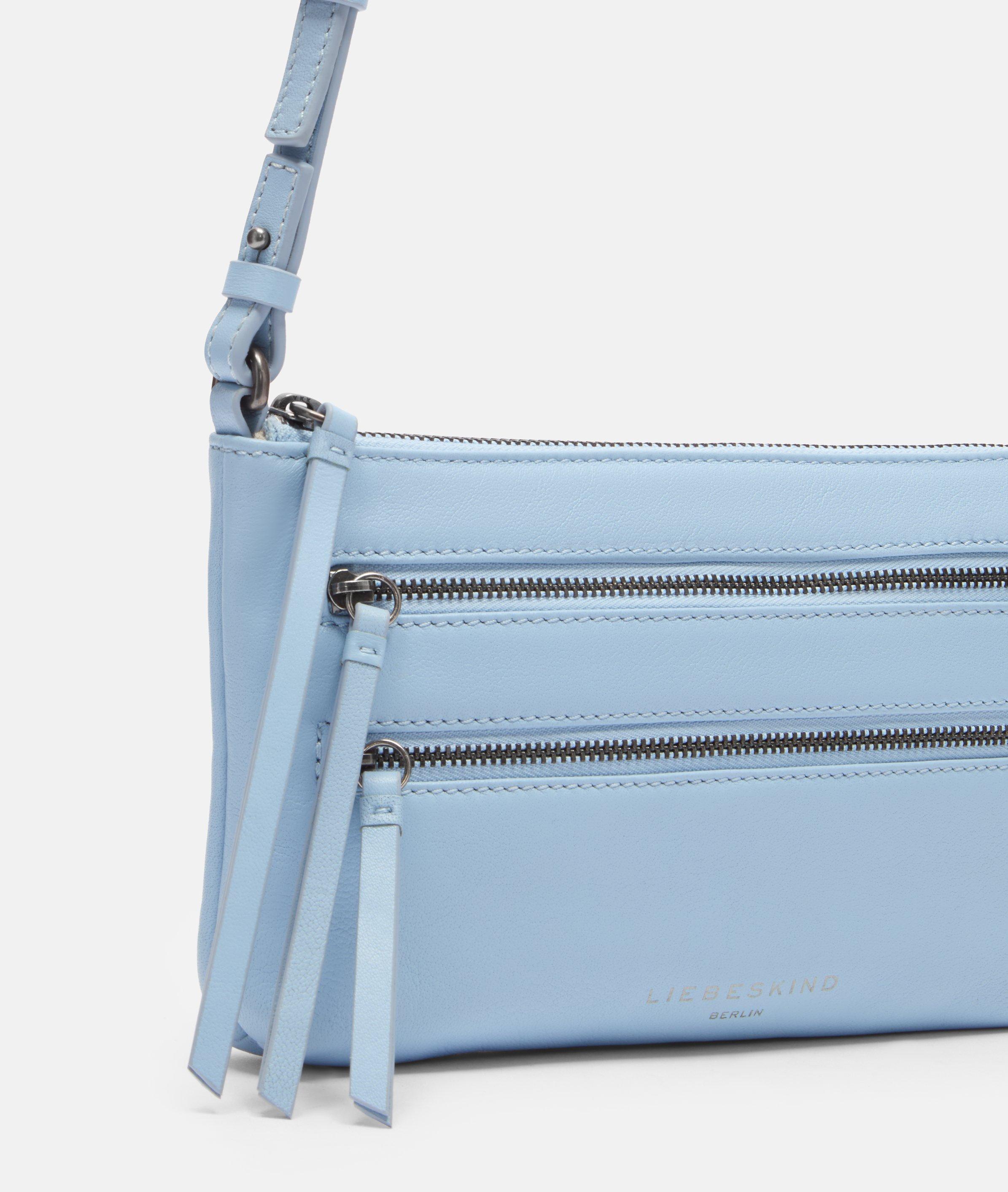 Single Zena Crossbody S in blau, grün, schwarz, creme & braun