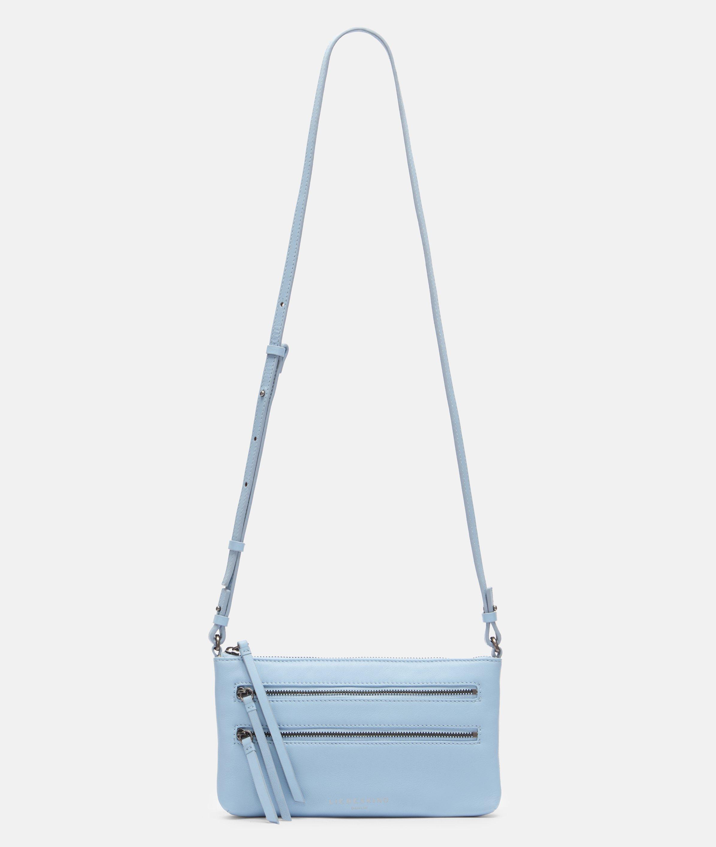 Single Zena Crossbody S in blau, grün, schwarz, creme & braun