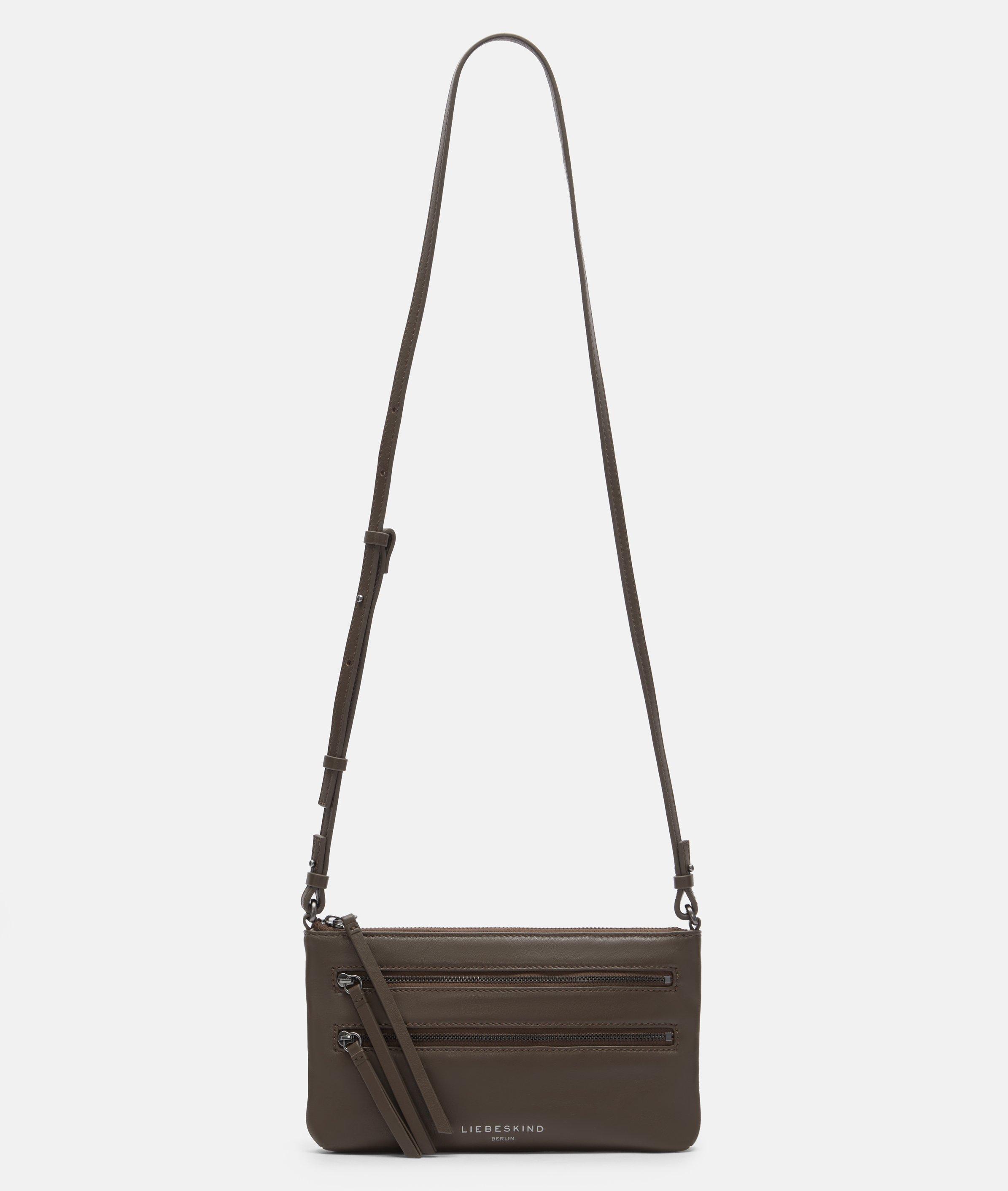 Single Zena Crossbody S in braun, grün, schwarz, creme & blau