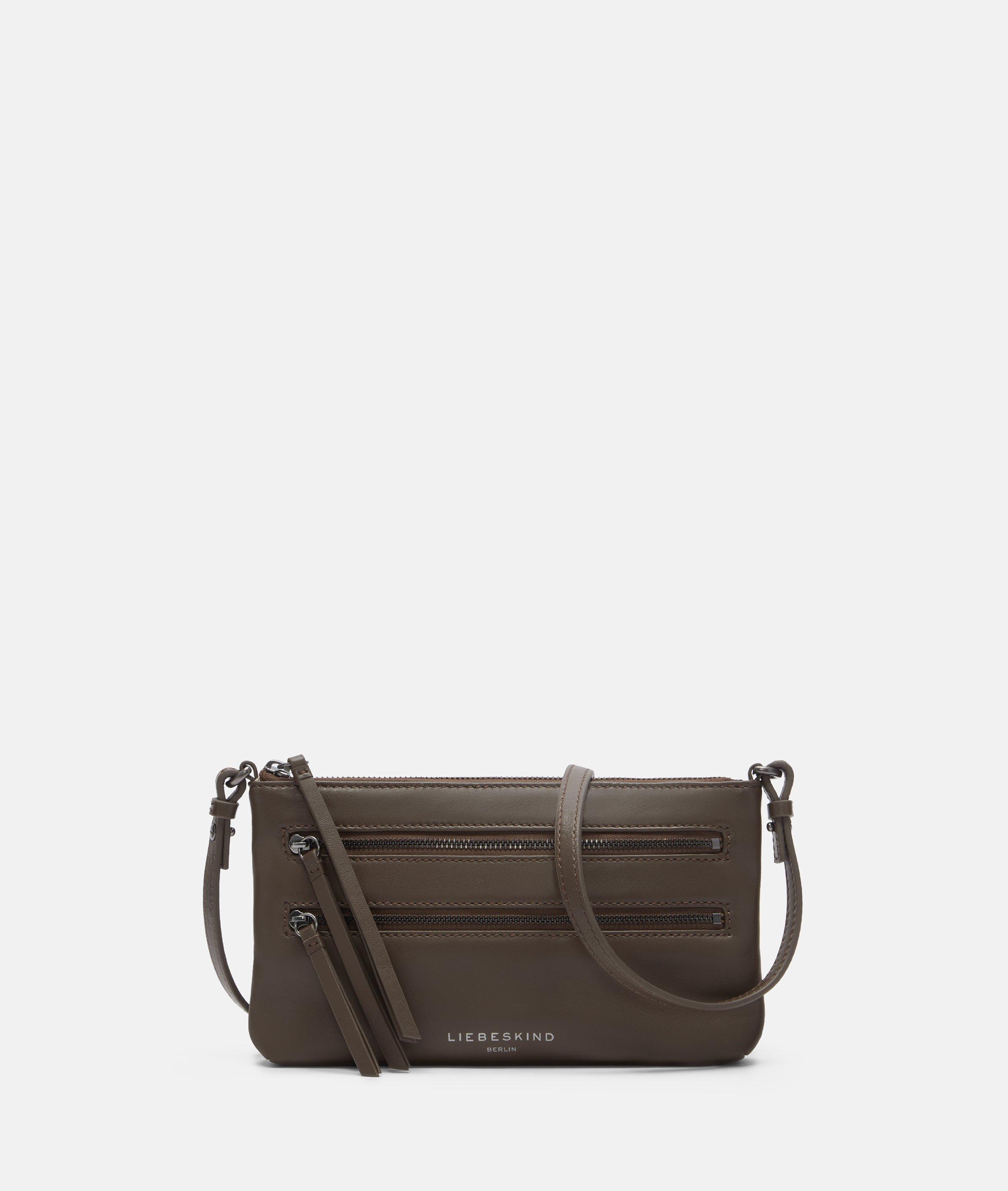 Single Zena Crossbody S in braun, grün, schwarz, creme & blau